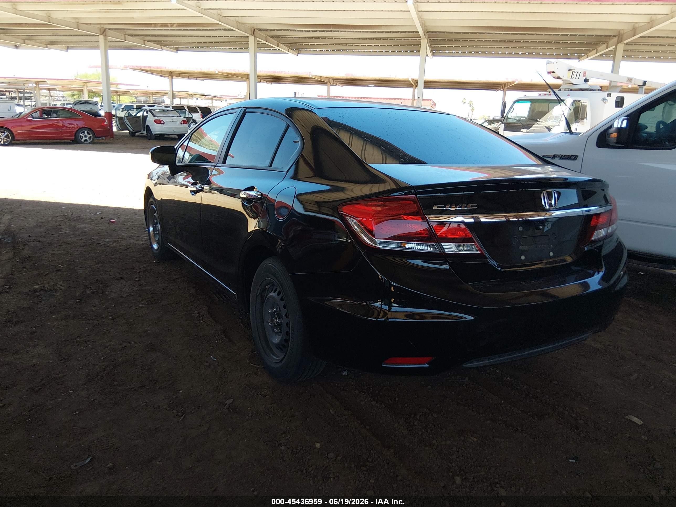 2015 Honda Civic Lx Black vin: 2HGFB2F56FH519532