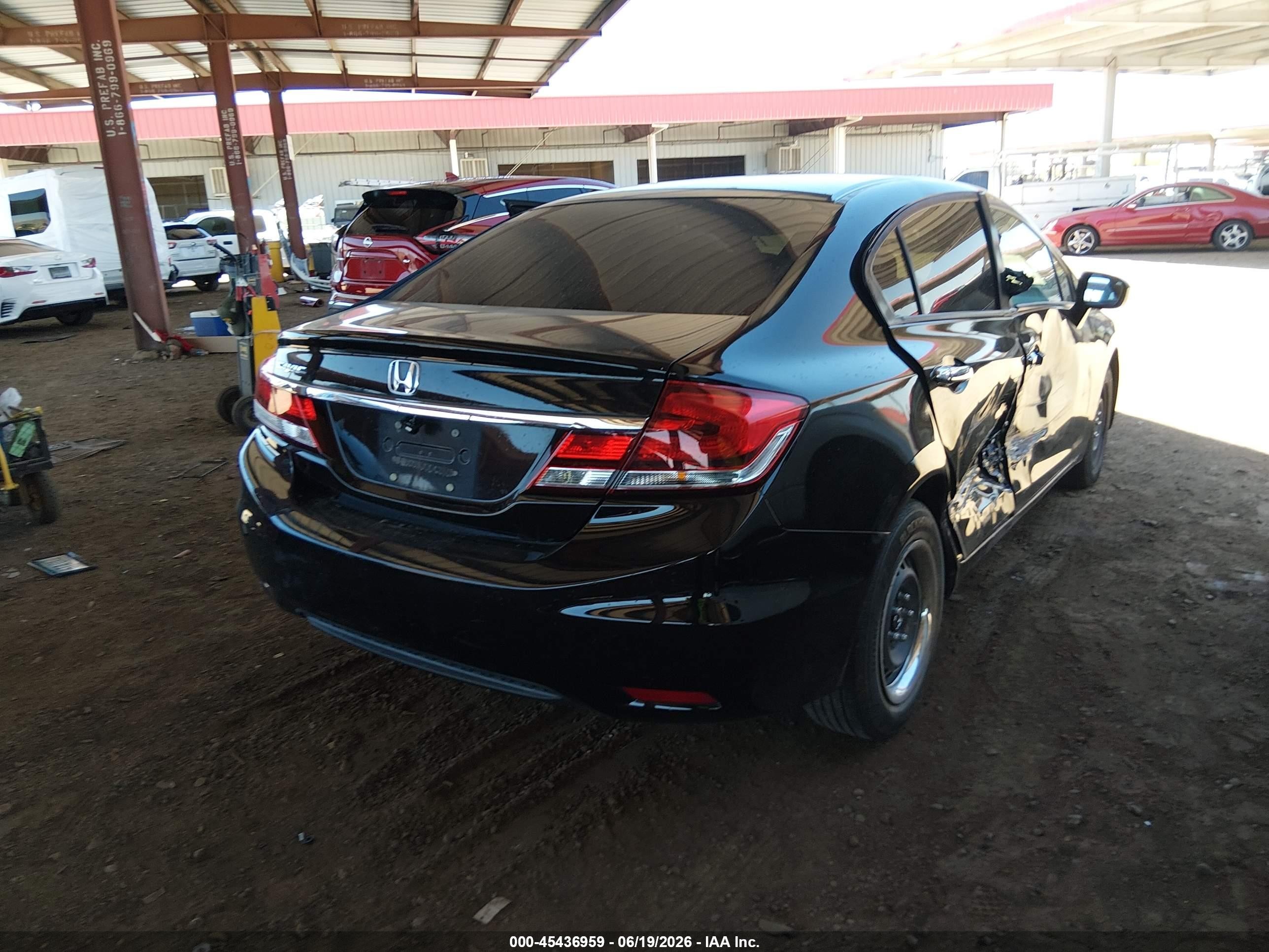 2015 Honda Civic Lx Black vin: 2HGFB2F56FH519532