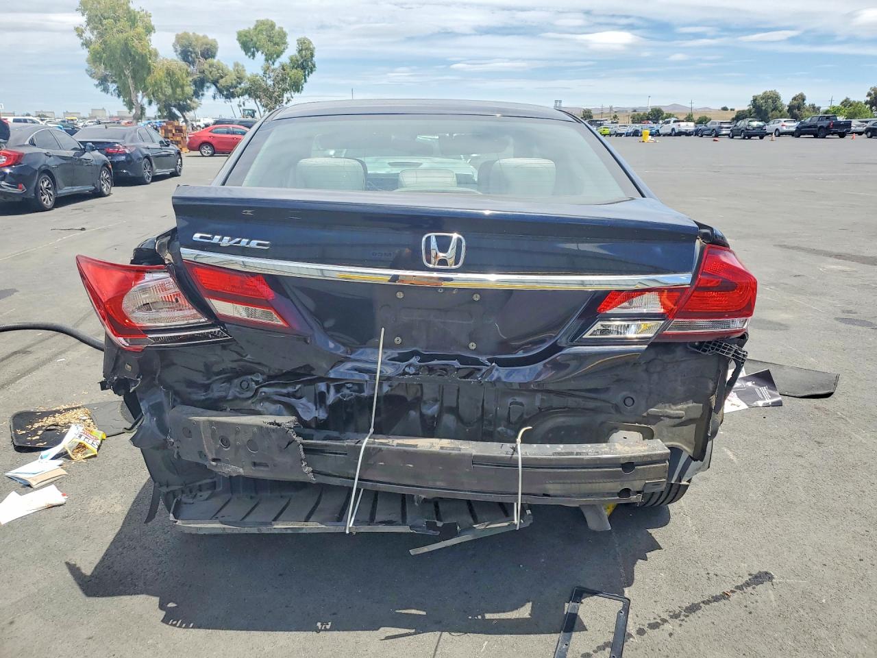 2015 Honda Civic Lx Черный vin: 2HGFB2F56FH527422