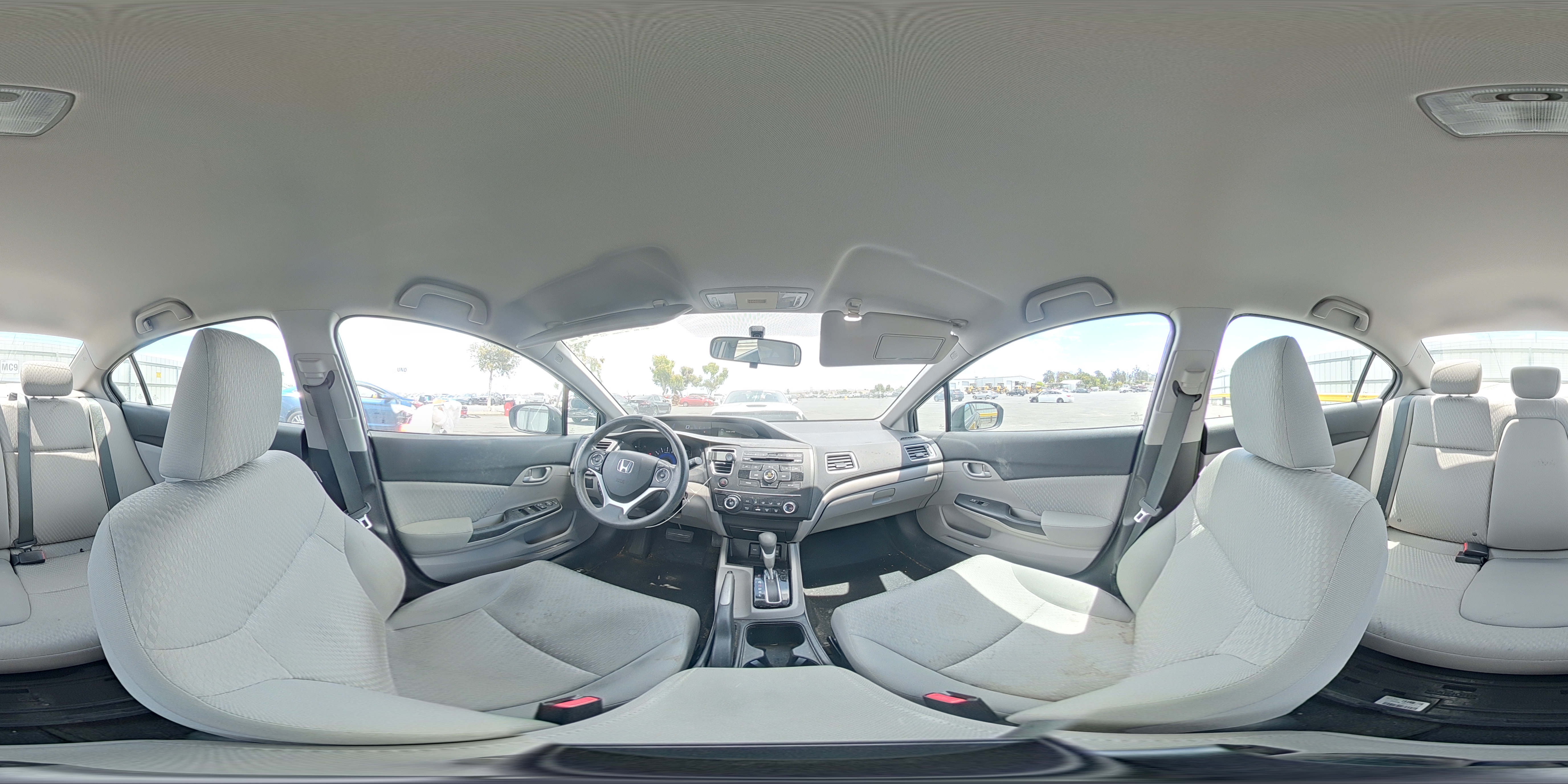 2015 Honda Civic Lx Черный vin: 2HGFB2F56FH527422