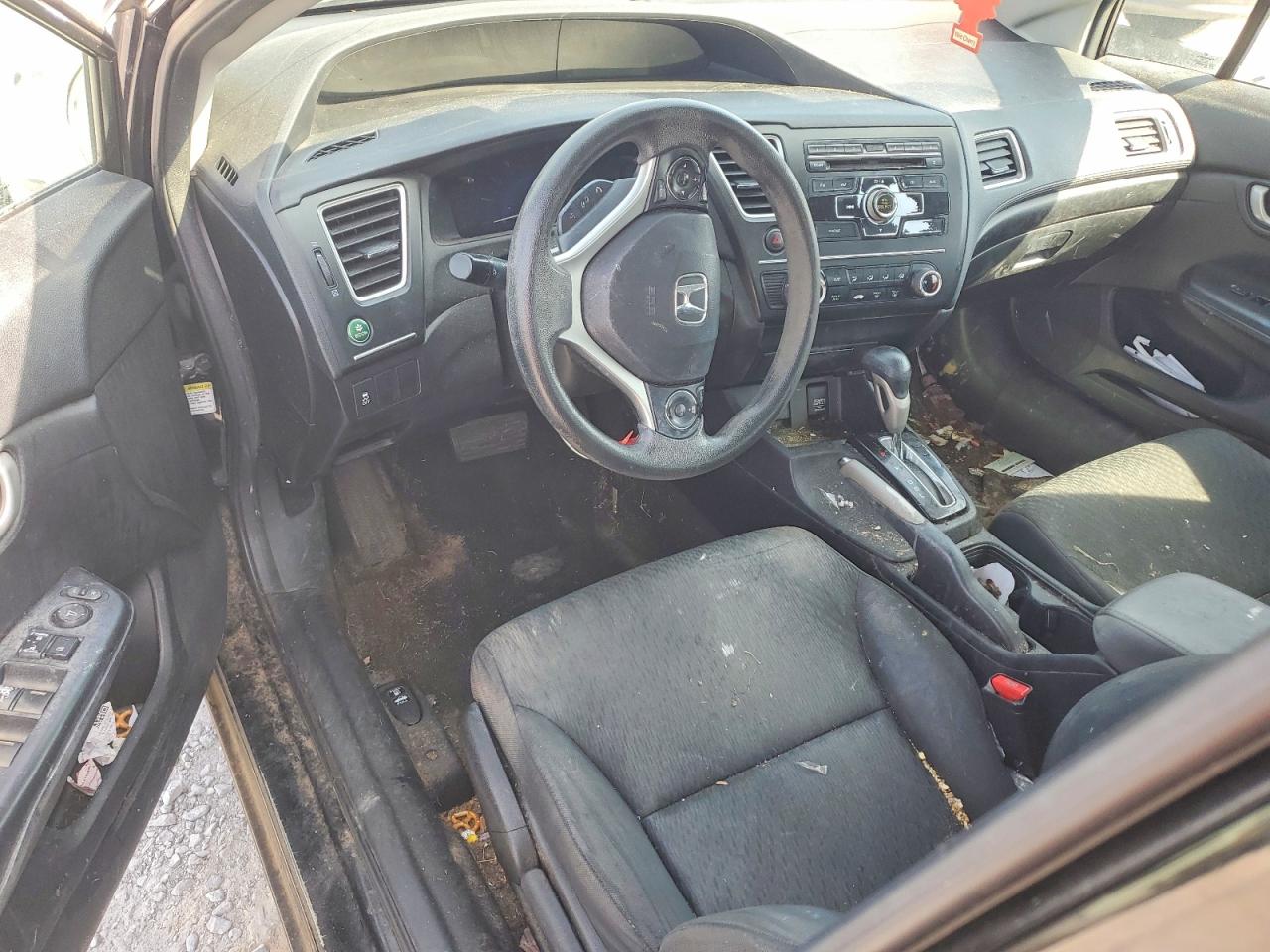 2015 Honda Civic Lx Black vin: 2HGFB2F56FH537576