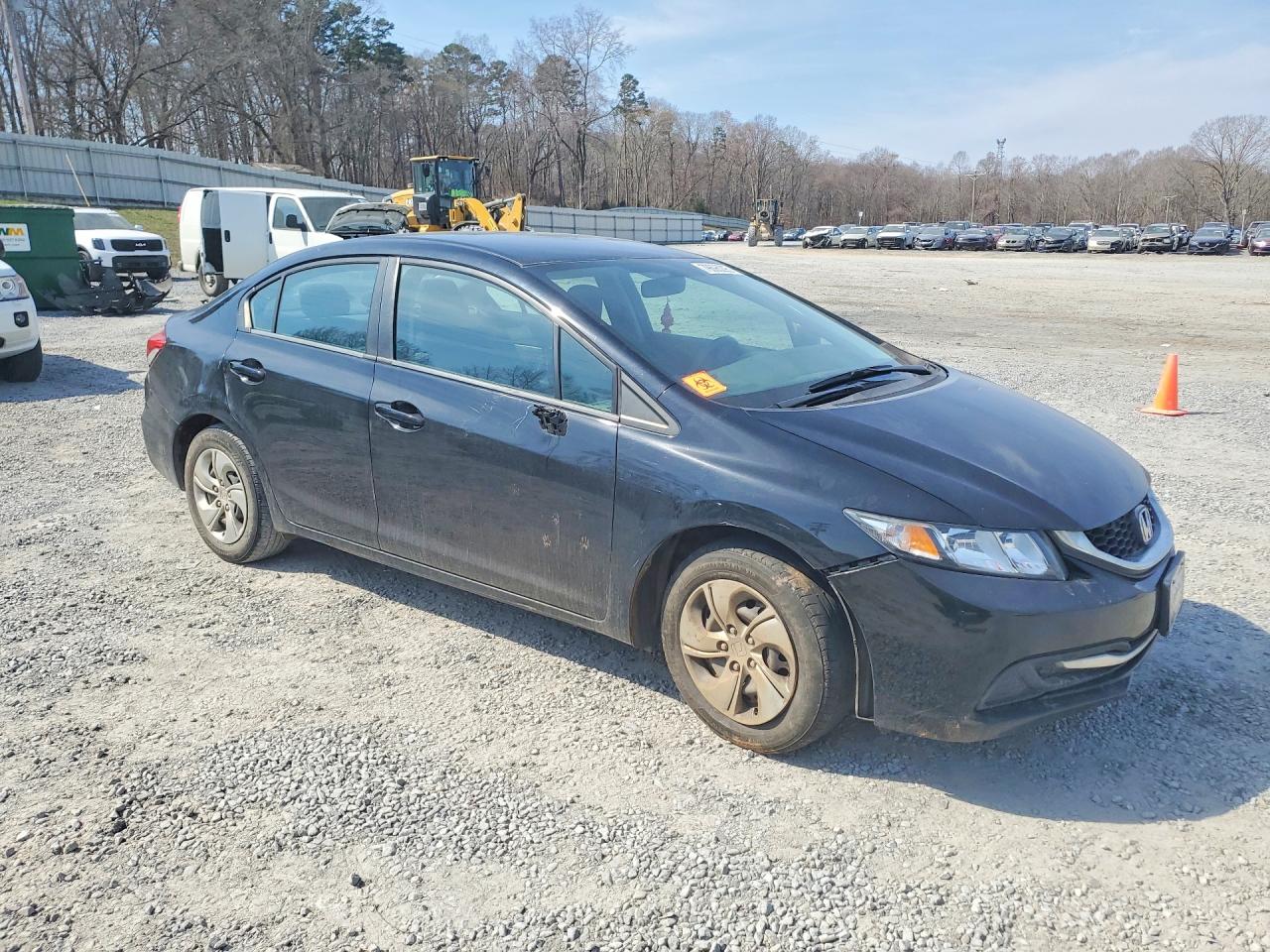 2015 Honda Civic Lx Black vin: 2HGFB2F56FH537576