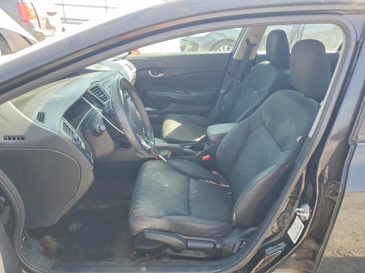2015 Honda Civic Lx Black vin: 2HGFB2F56FH537576