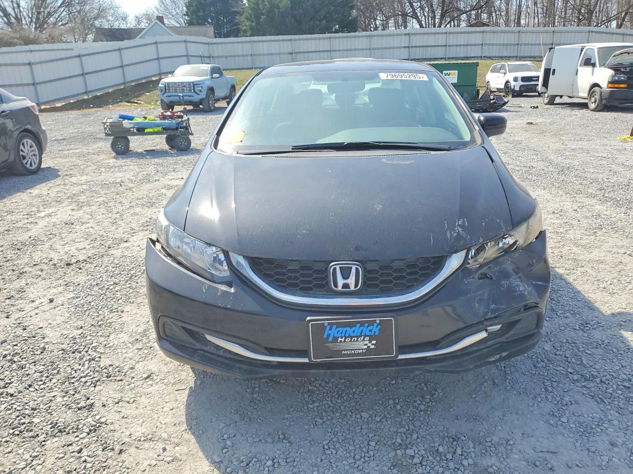 2015 Honda Civic Lx Black vin: 2HGFB2F56FH537576