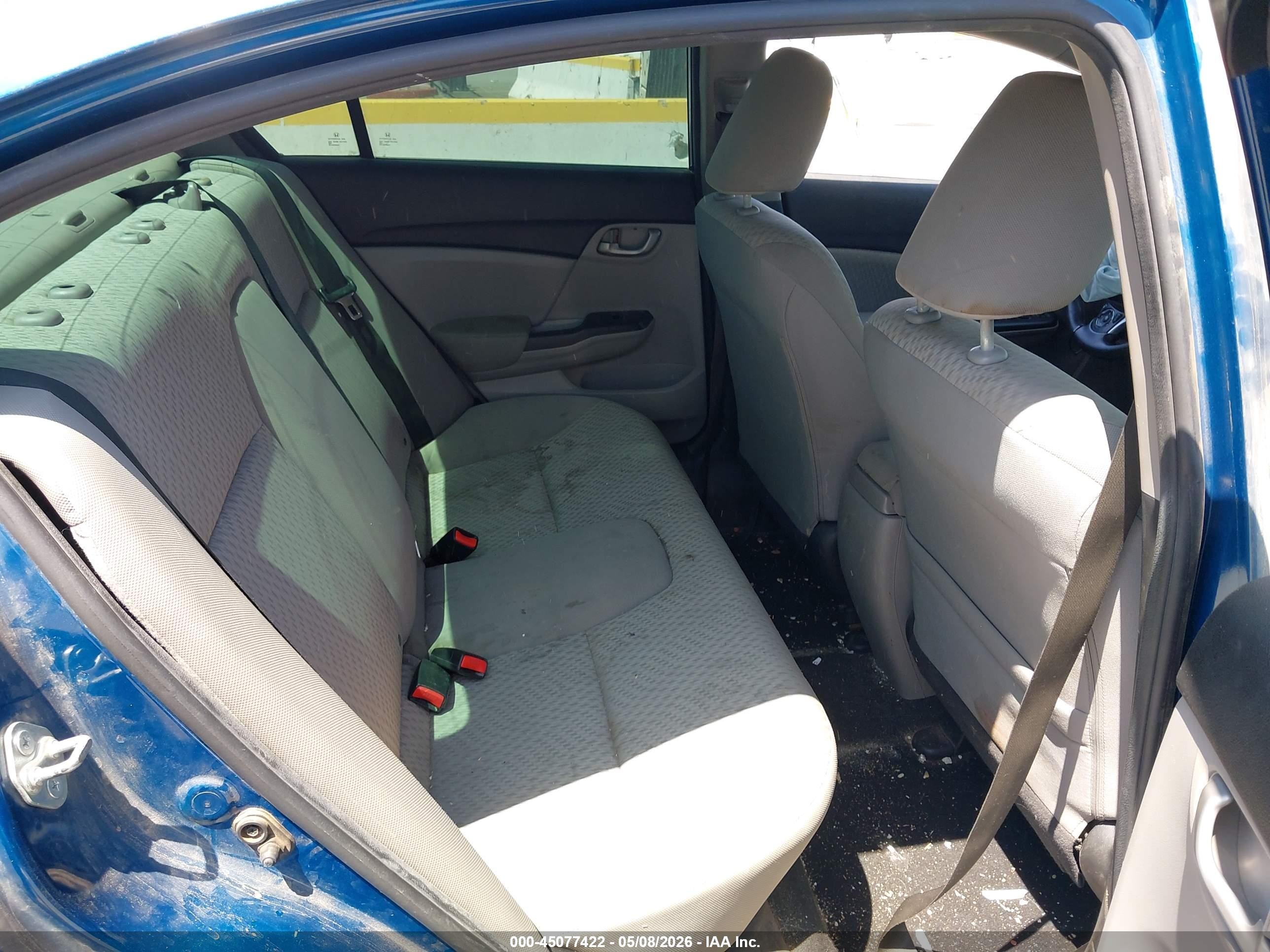 2015 Honda Civic Lx Blue vin: 2HGFB2F56FH537934