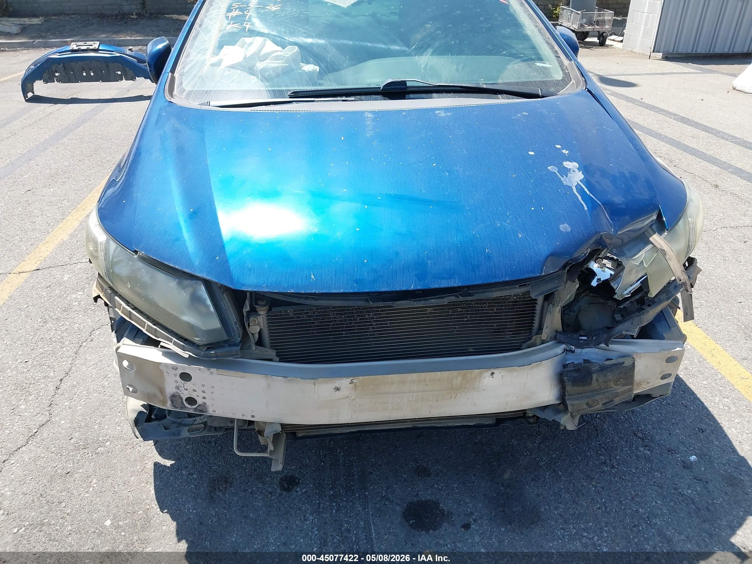 2015 Honda Civic Lx Blue vin: 2HGFB2F56FH537934