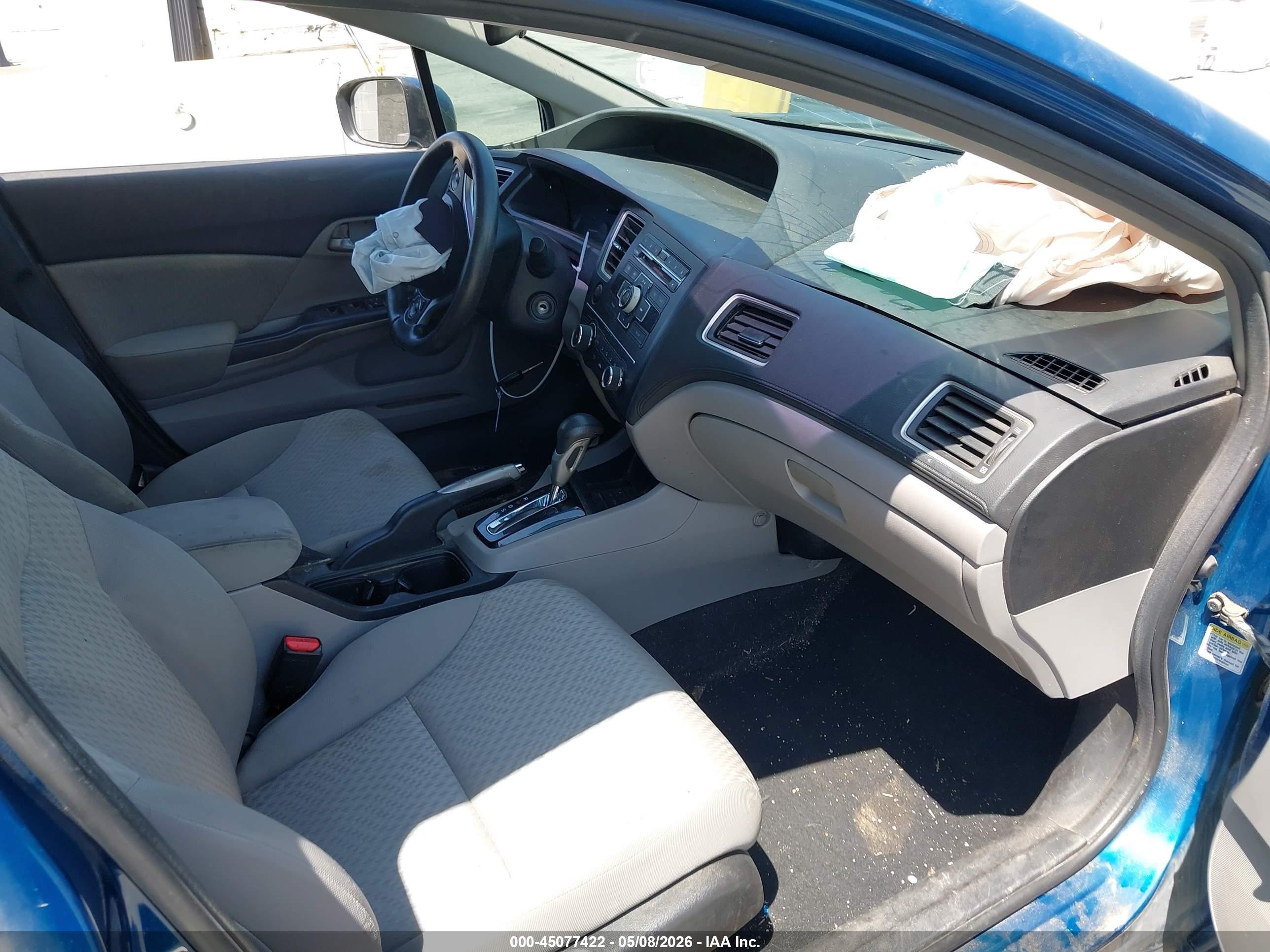 2015 Honda Civic Lx Blue vin: 2HGFB2F56FH537934