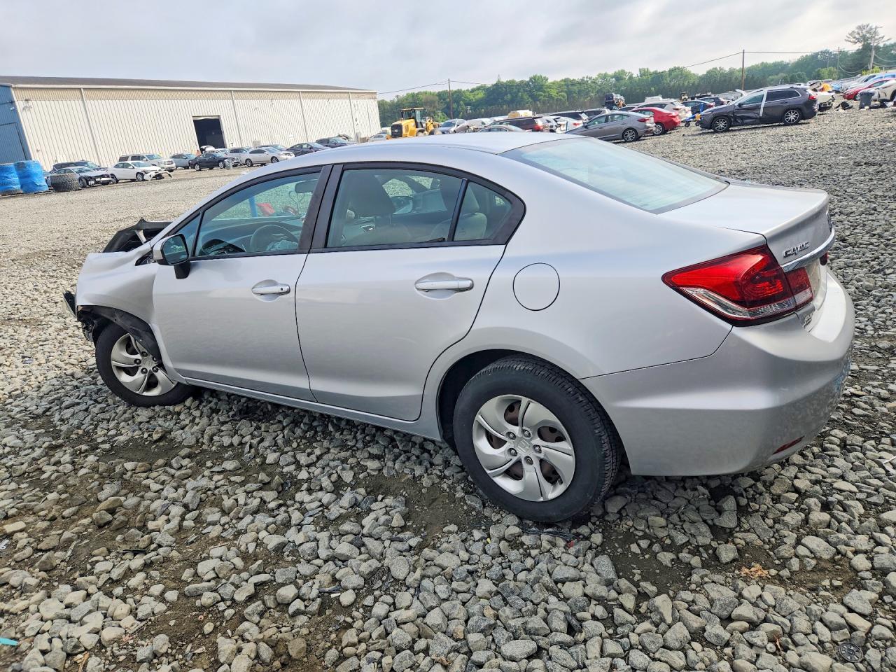 2015 Honda Civic Lx Silver vin: 2HGFB2F56FH541675