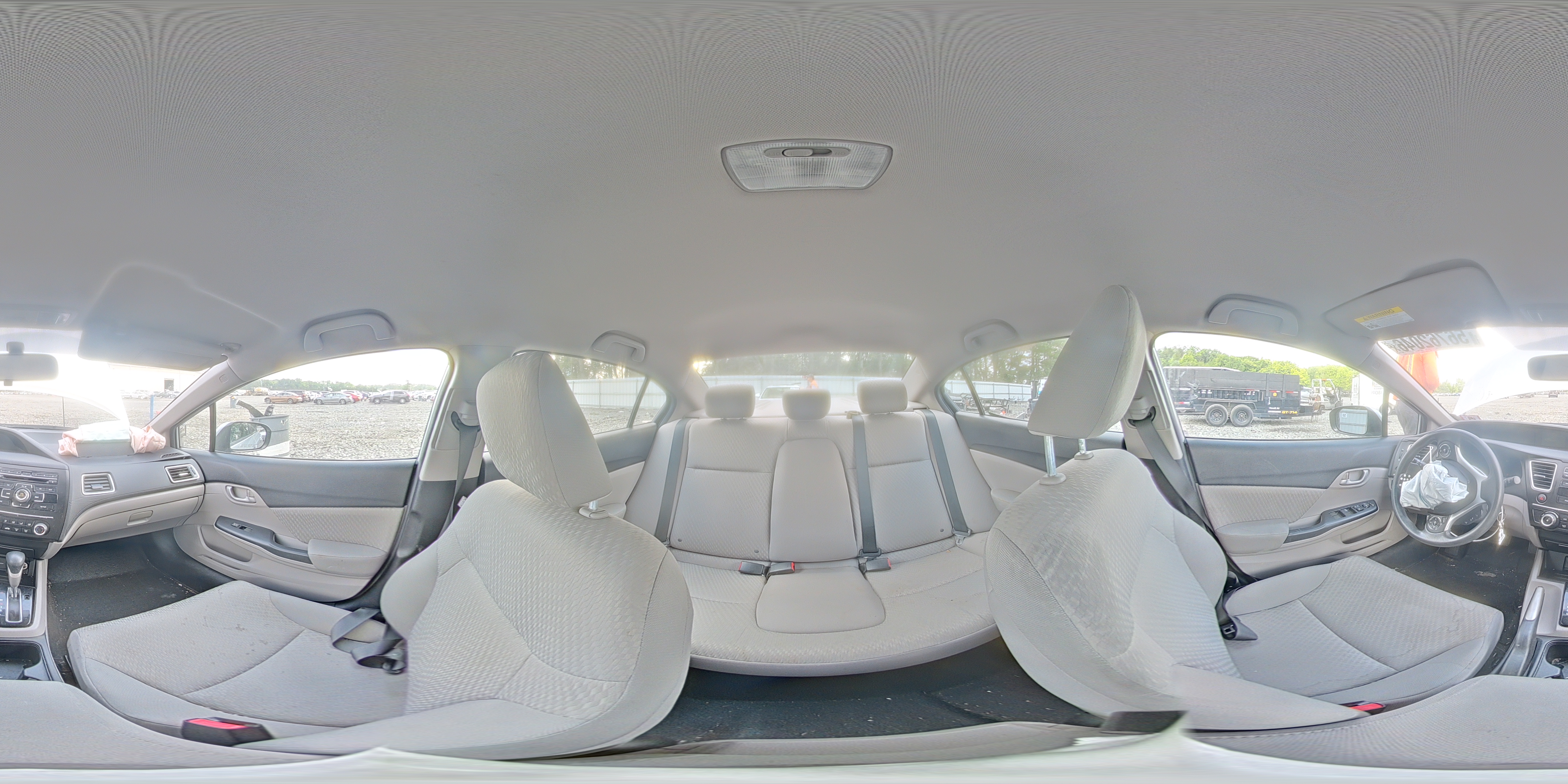2015 Honda Civic Lx Silver vin: 2HGFB2F56FH541675