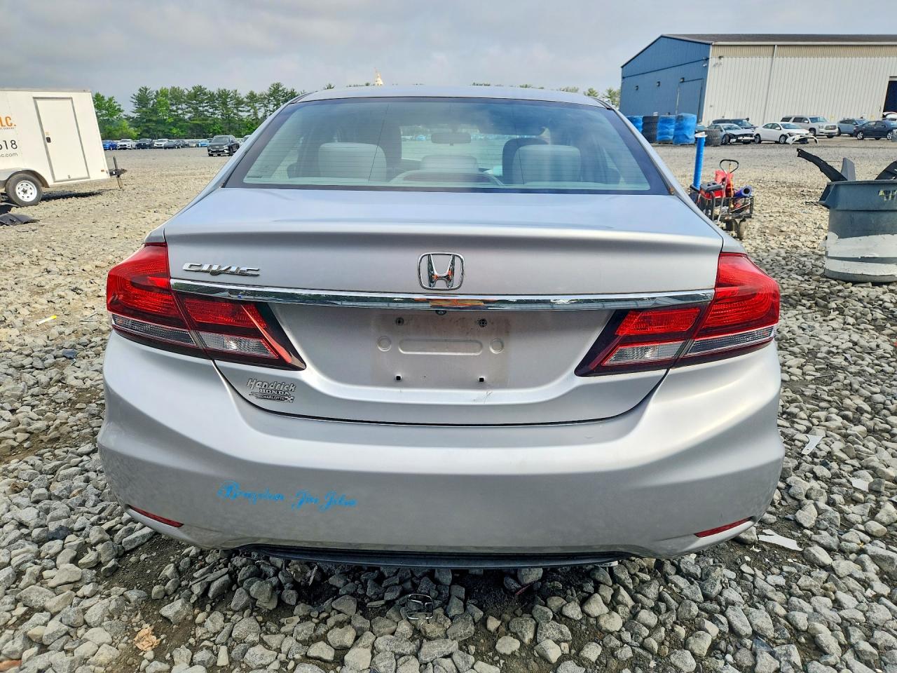 2015 Honda Civic Lx Silver vin: 2HGFB2F56FH541675