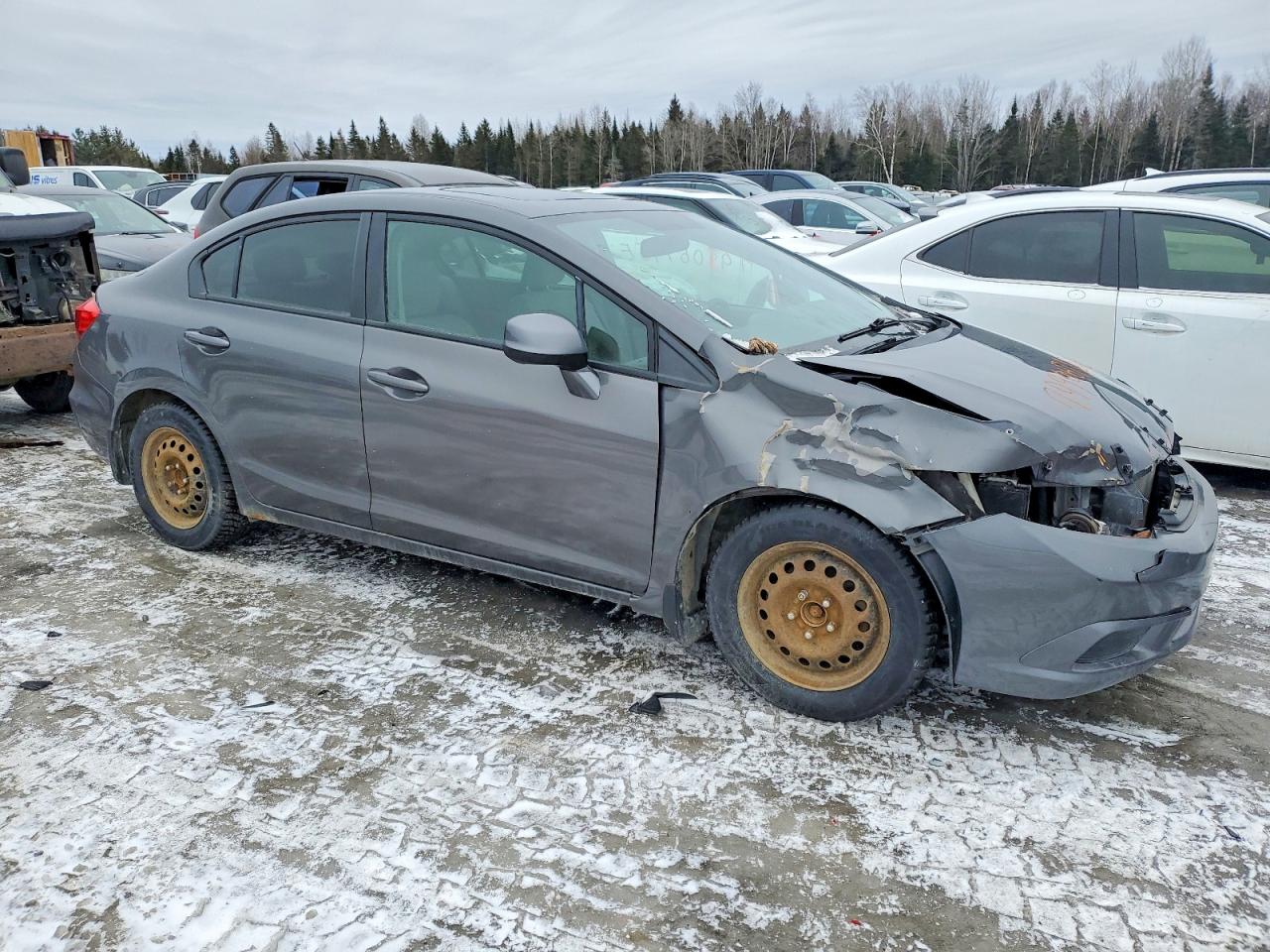 2012 Honda Civic Lx Черный vin: 2HGFB2F57CH047563