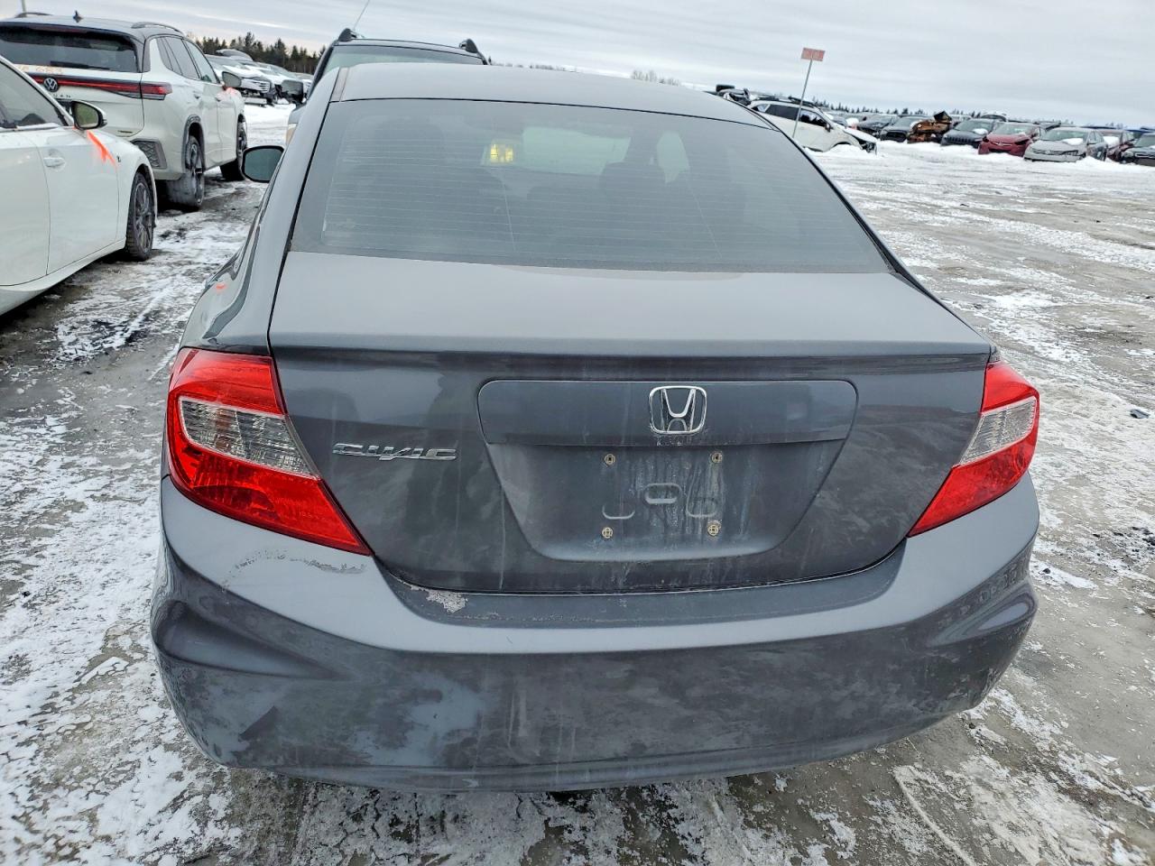 2012 Honda Civic Lx Черный vin: 2HGFB2F57CH047563
