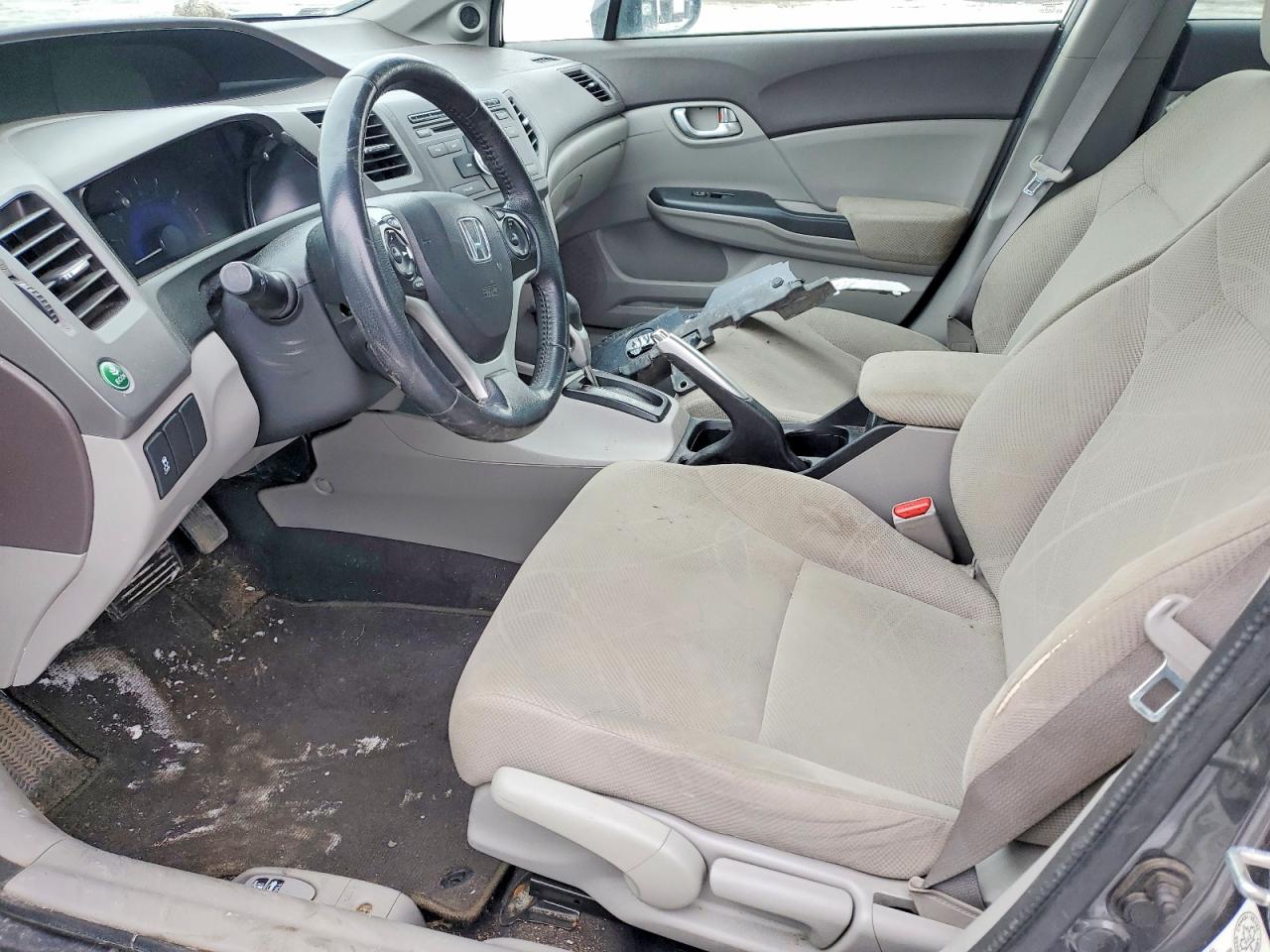 2012 Honda Civic Lx Черный vin: 2HGFB2F57CH047563