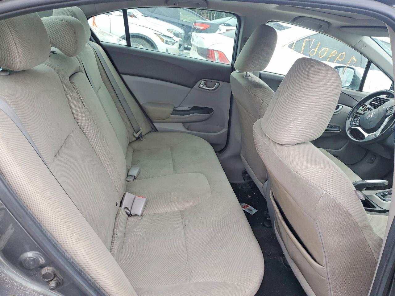 2012 Honda Civic Lx Черный vin: 2HGFB2F57CH047563