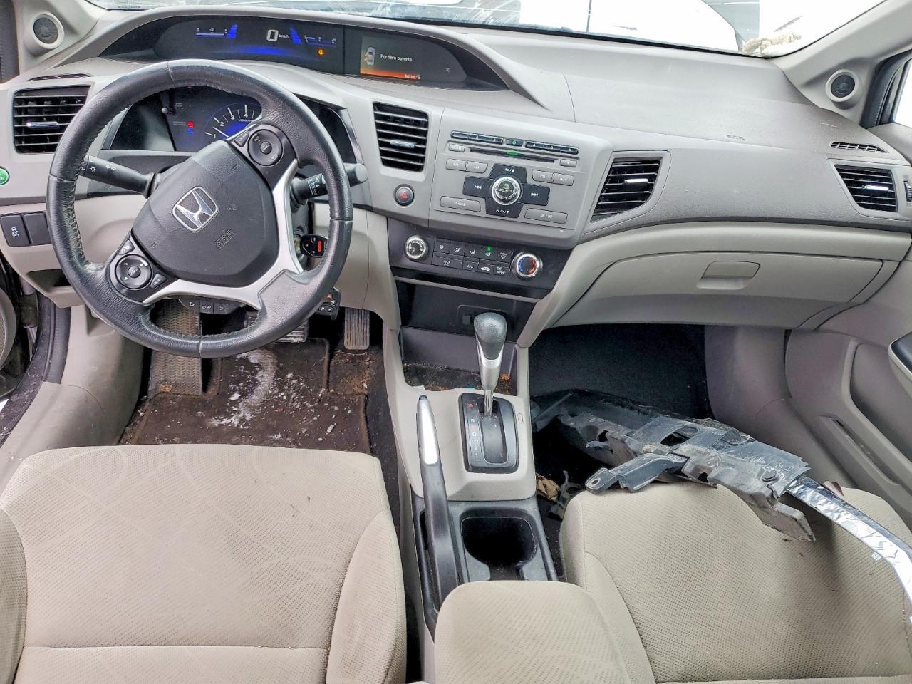 2012 Honda Civic Lx Черный vin: 2HGFB2F57CH047563