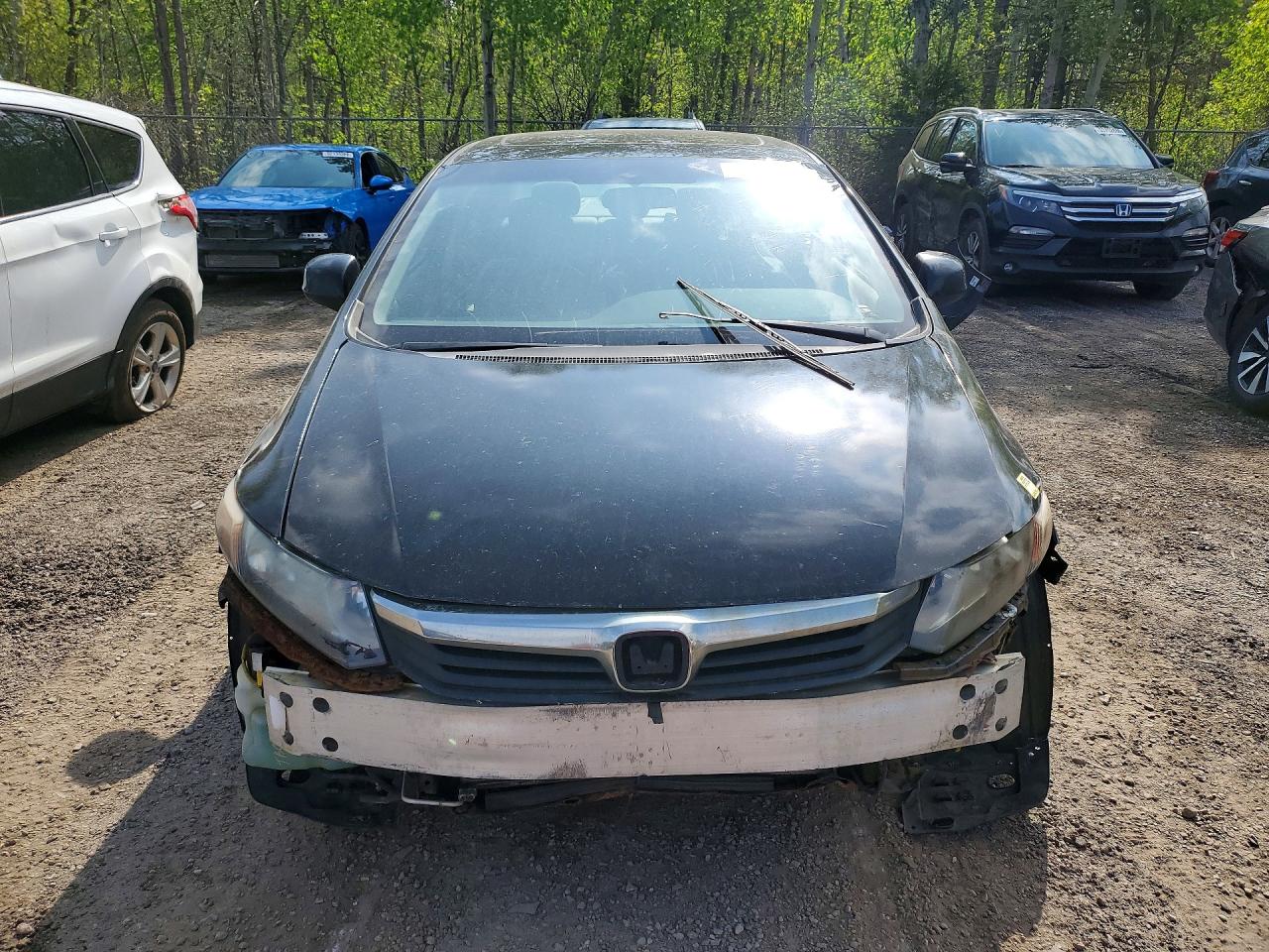 2012 Honda Civic Lx Черный vin: 2HGFB2F57CH109091