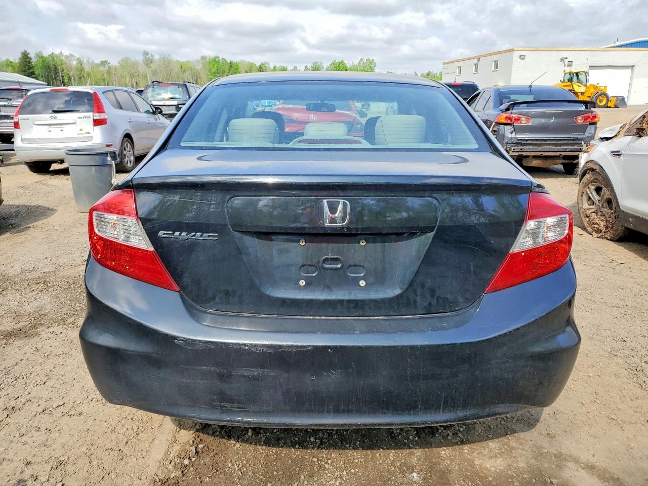 2012 Honda Civic Lx Черный vin: 2HGFB2F57CH109091