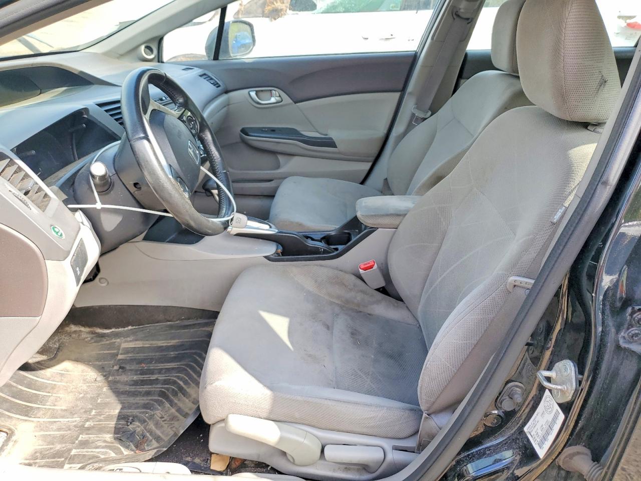 2012 Honda Civic Lx Черный vin: 2HGFB2F57CH109091
