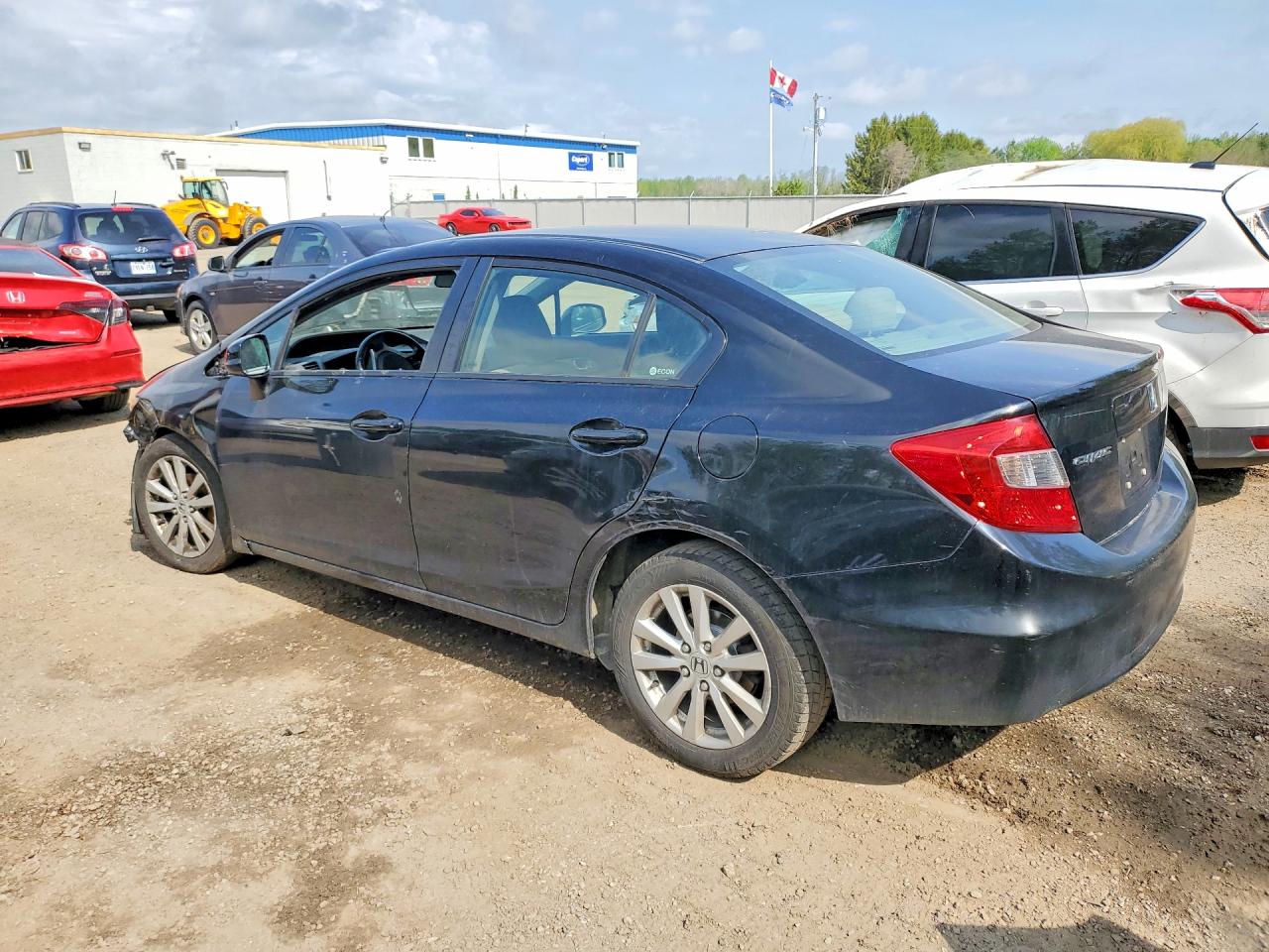 2012 Honda Civic Lx Черный vin: 2HGFB2F57CH109091