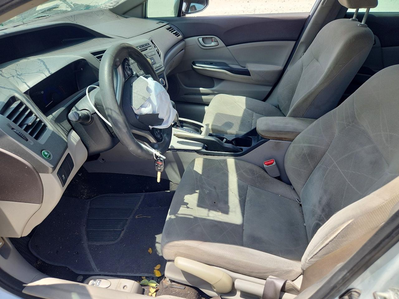 2012 Honda Civic Lx Blue vin: 2HGFB2F57CH504369