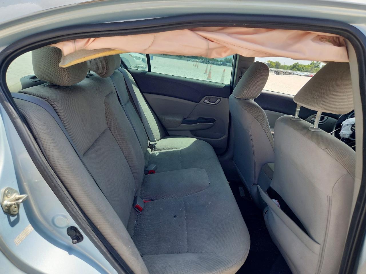 2012 Honda Civic Lx Blue vin: 2HGFB2F57CH504369