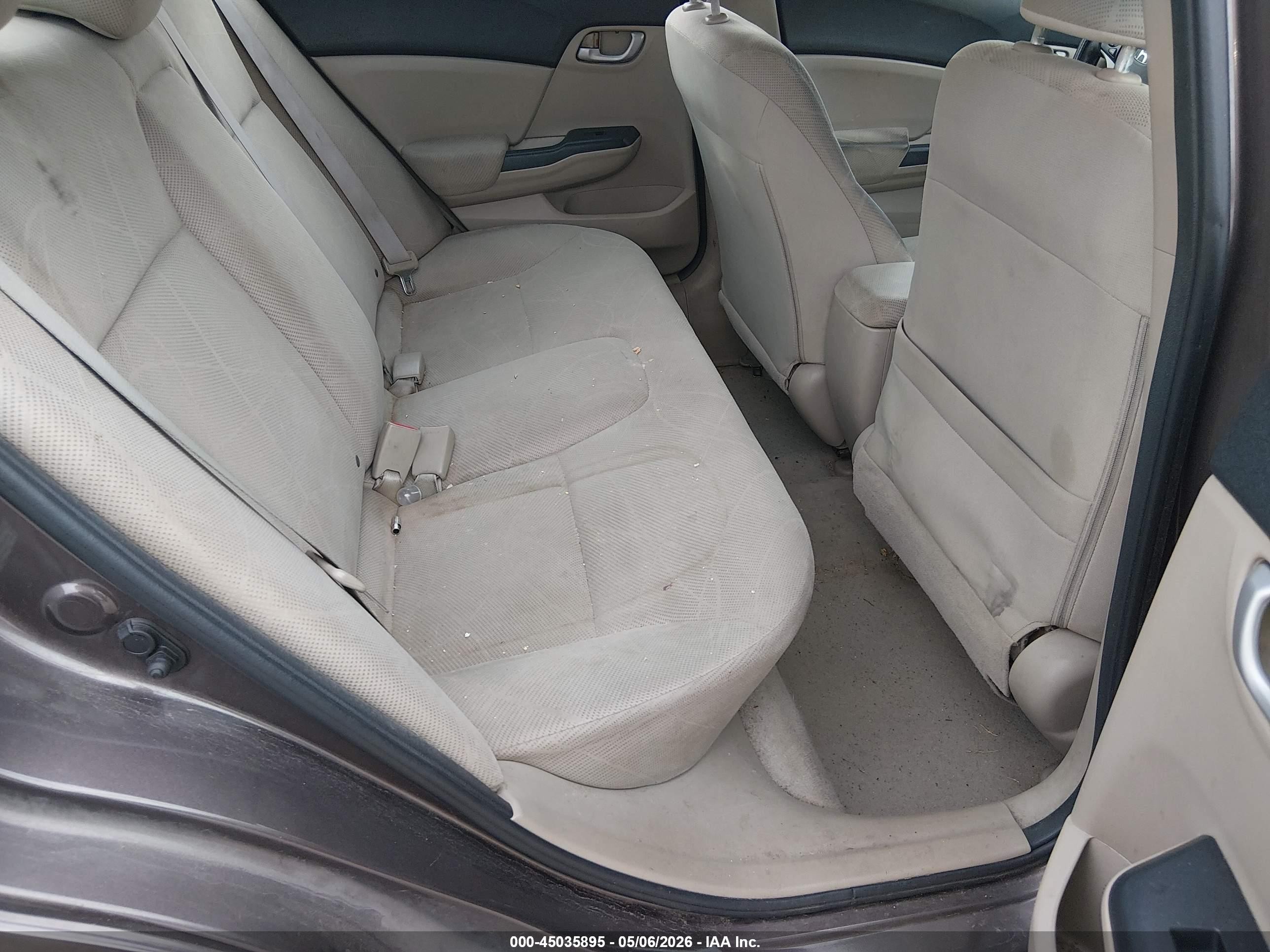 2012 Honda Civic Lx Черный vin: 2HGFB2F57CH541695