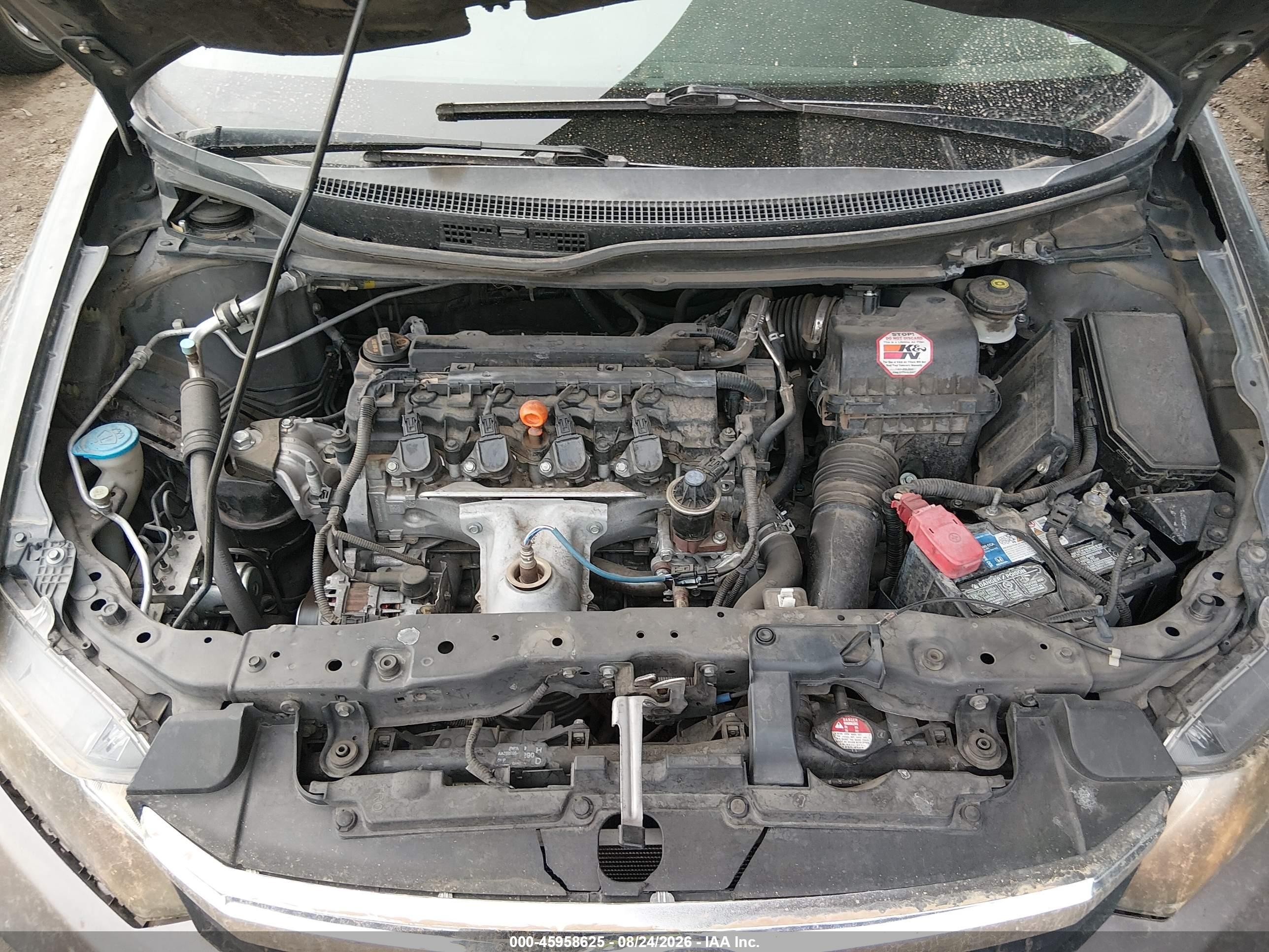 2012 Honda Civic Lx Brown vin: 2HGFB2F57CH543849