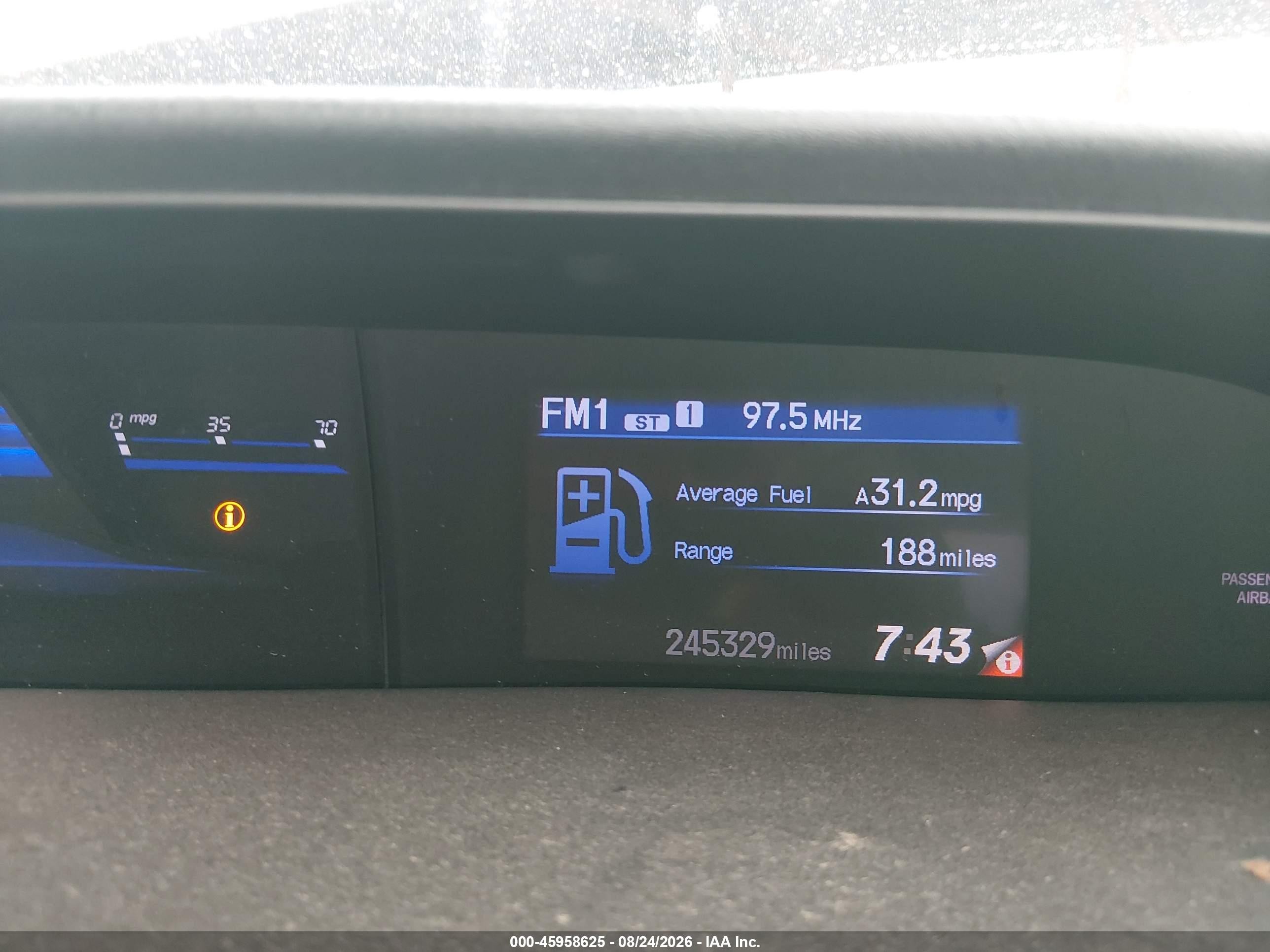 2012 Honda Civic Lx Brown vin: 2HGFB2F57CH543849