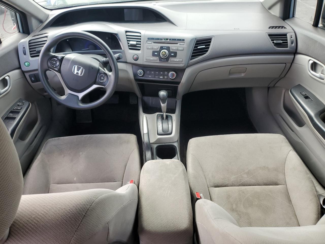 2012 Honda Civic Lx Blue vin: 2HGFB2F57CH549280