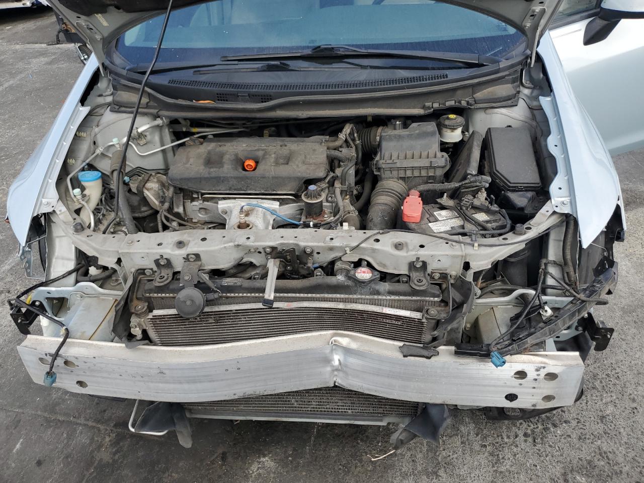 2012 Honda Civic Lx Blue vin: 2HGFB2F57CH549280