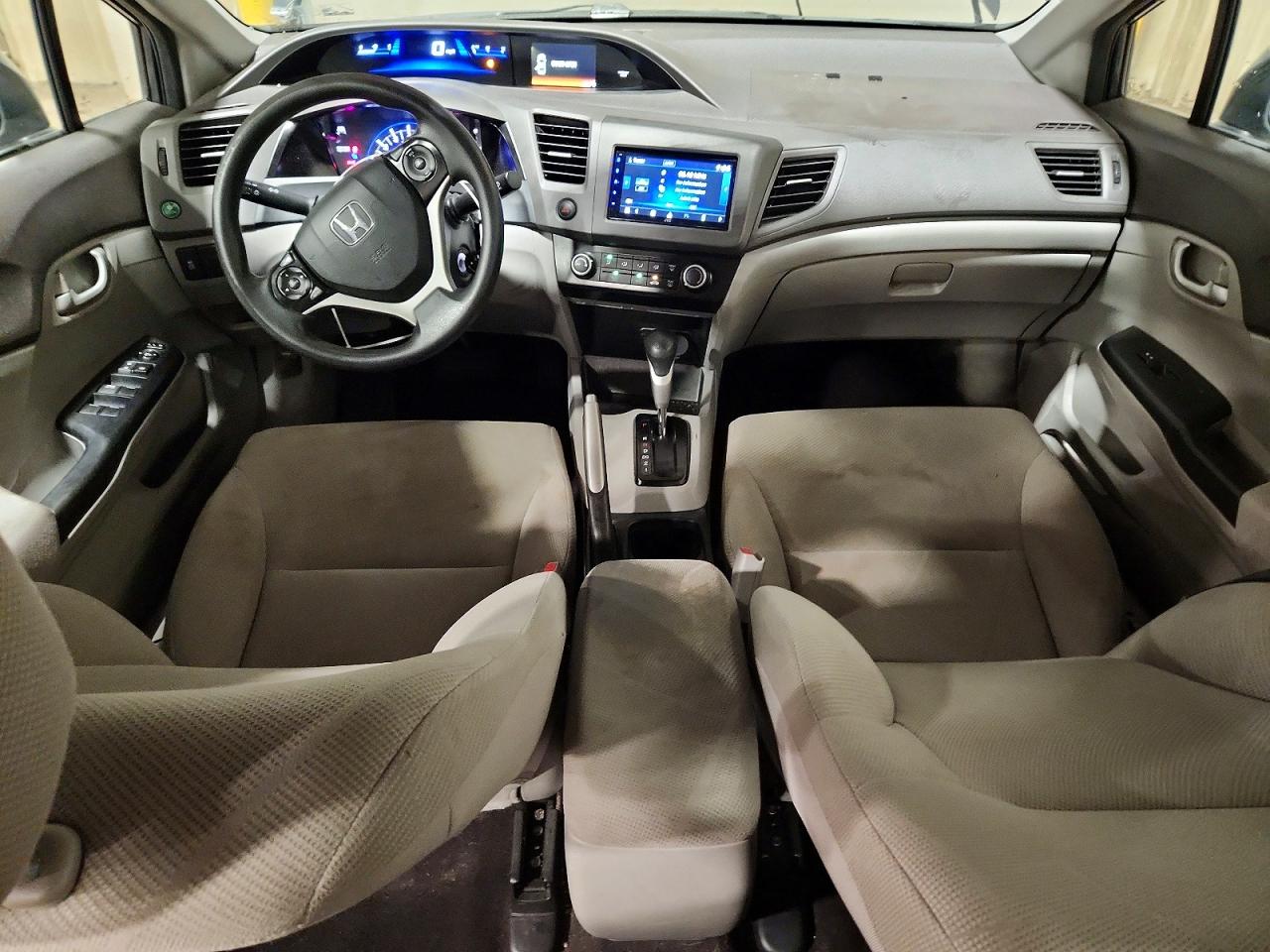 2012 Honda Civic Lx Gray vin: 2HGFB2F57CH561574