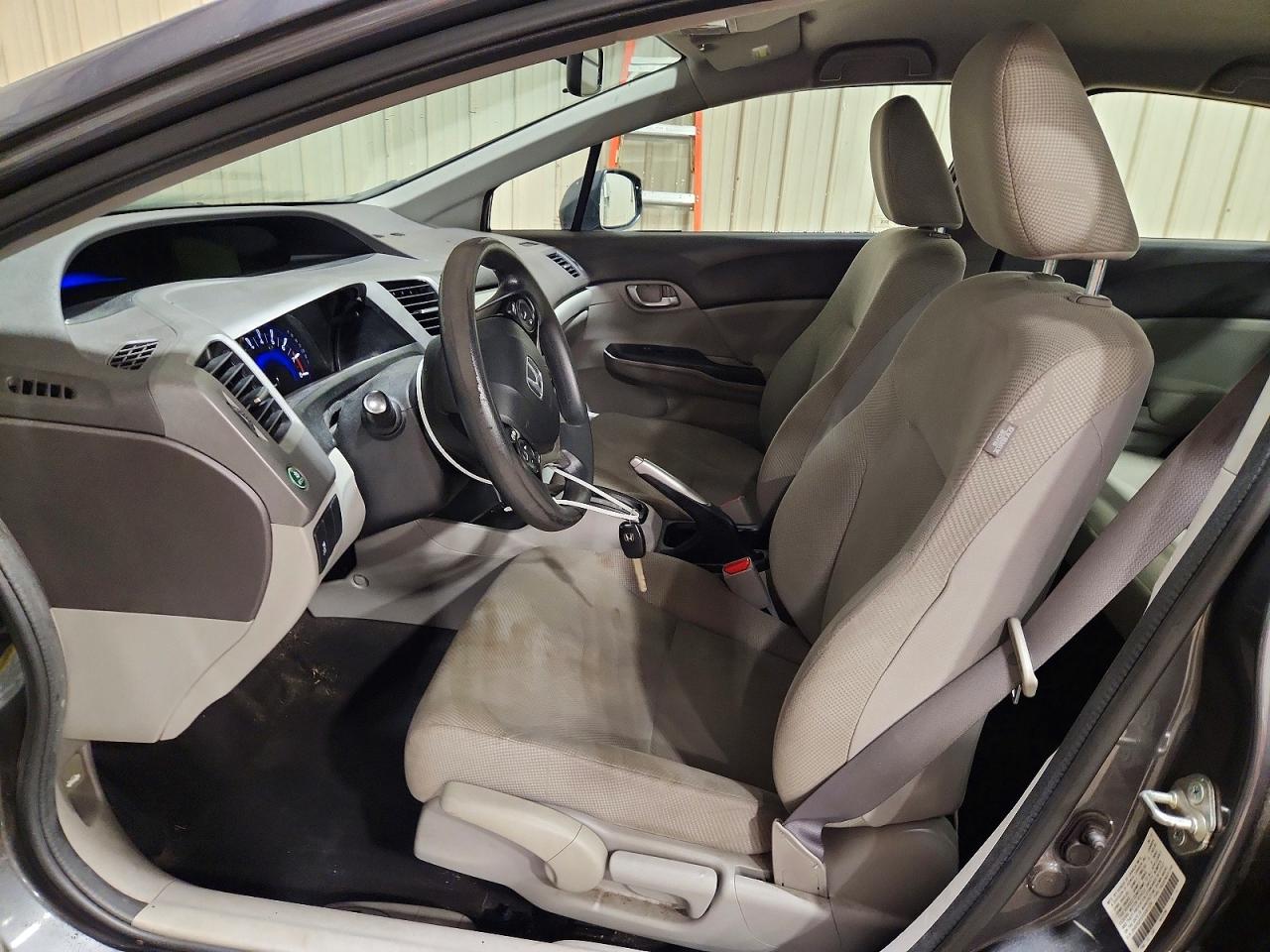 2012 Honda Civic Lx Gray vin: 2HGFB2F57CH561574