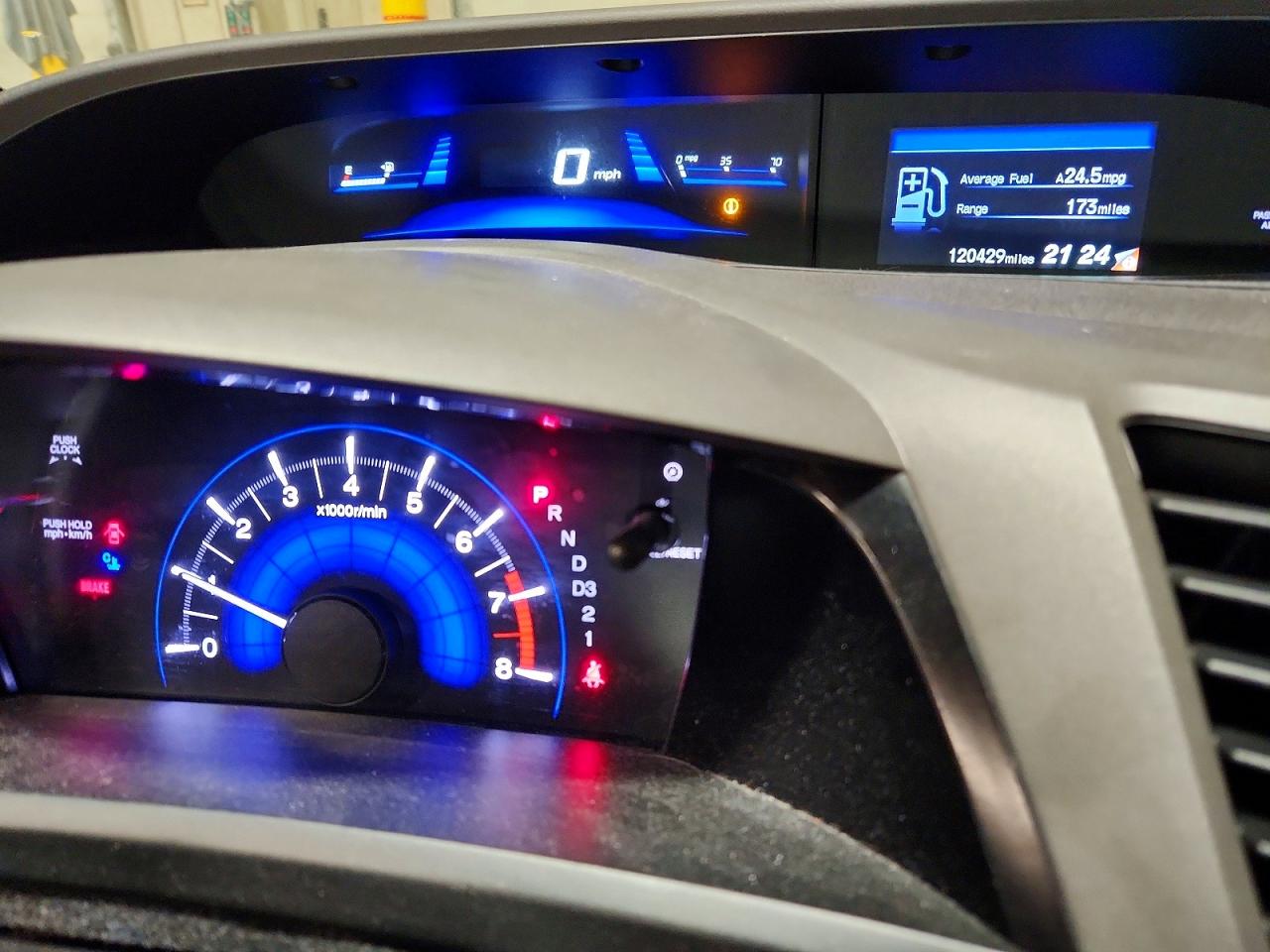 2012 Honda Civic Lx Gray vin: 2HGFB2F57CH561574