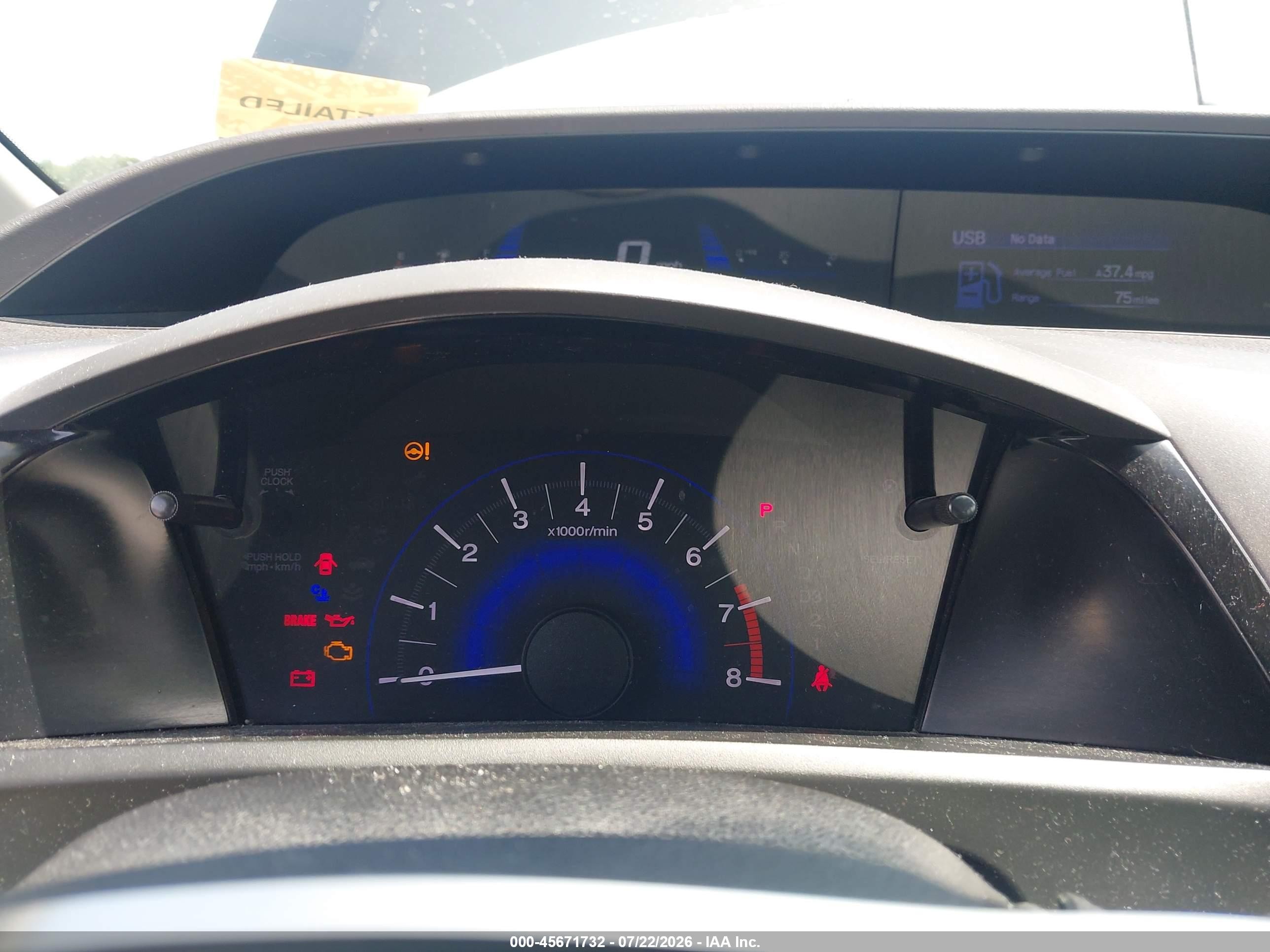 2012 Honda Civic Lx Gray vin: 2HGFB2F57CH581372