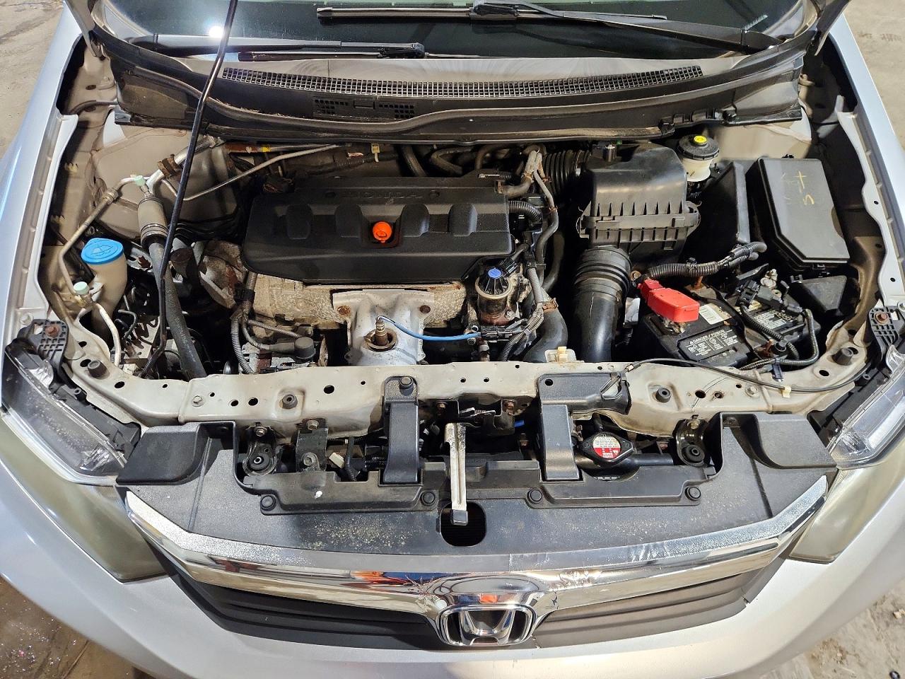 2012 Honda Civic Lx Silver vin: 2HGFB2F57CH586488