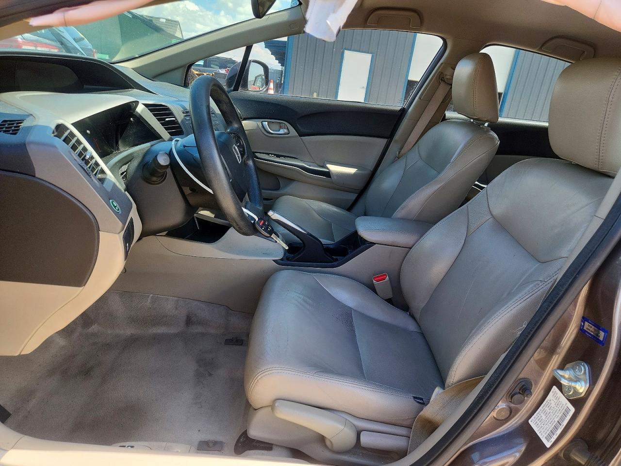 2012 Honda Civic Lx Gray vin: 2HGFB2F57CH594509