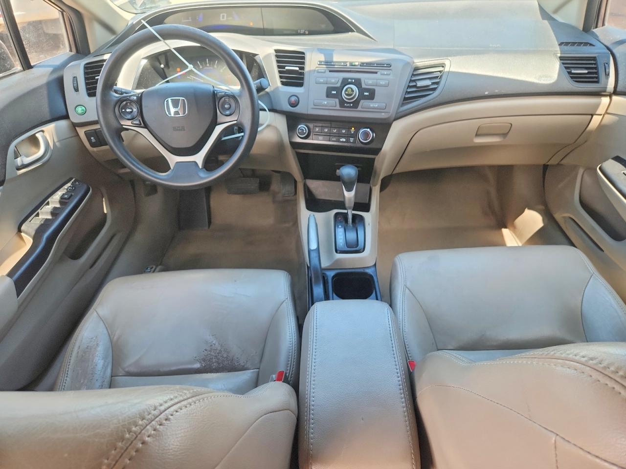 2012 Honda Civic Lx Gray vin: 2HGFB2F57CH594509