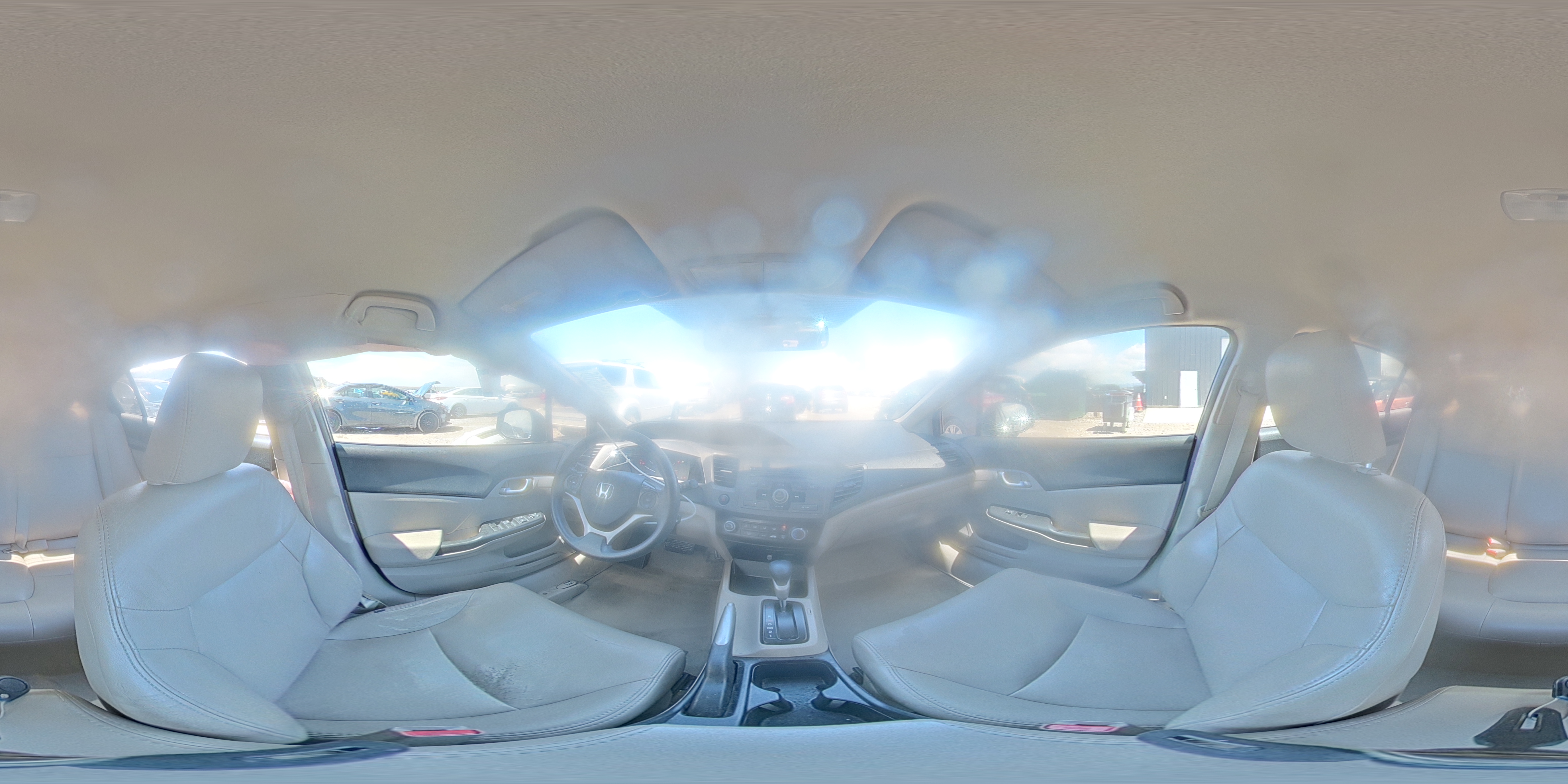 2012 Honda Civic Lx Gray vin: 2HGFB2F57CH594509