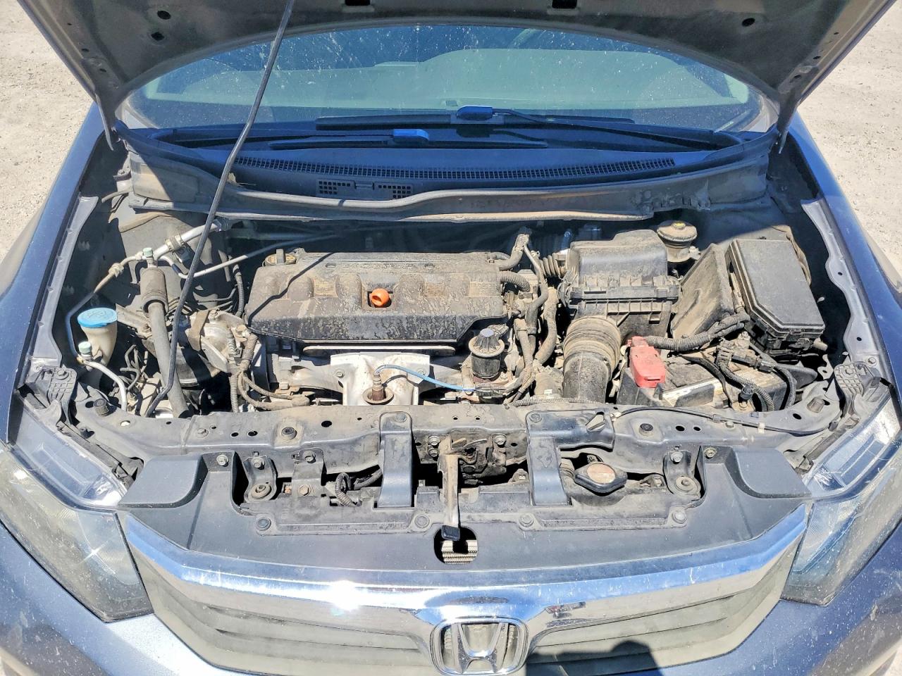2012 Honda Civic Lx Gray vin: 2HGFB2F57CH603242