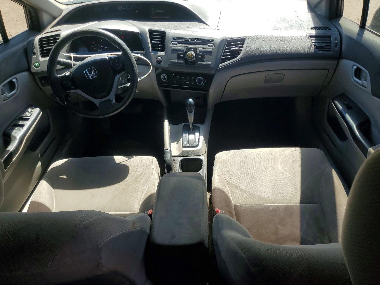 2012 Honda Civic Lx Gray vin: 2HGFB2F57CH603242