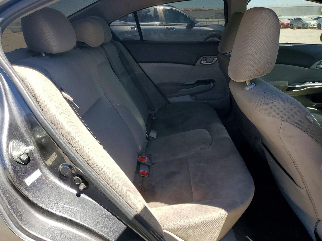 2012 Honda Civic Lx Gray vin: 2HGFB2F57CH603242