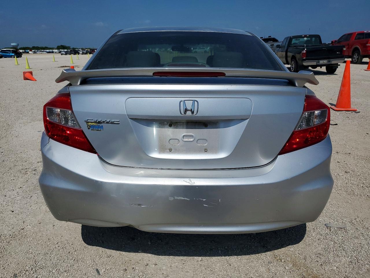 2012 Honda Civic Lx Silver vin: 2HGFB2F57CH608439