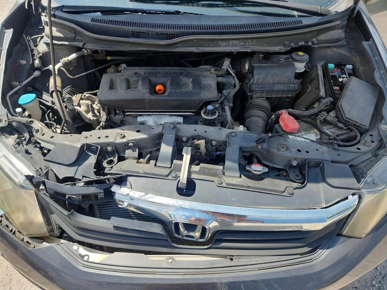 2012 Honda Civic Lx Gray vin: 2HGFB2F57CH608652