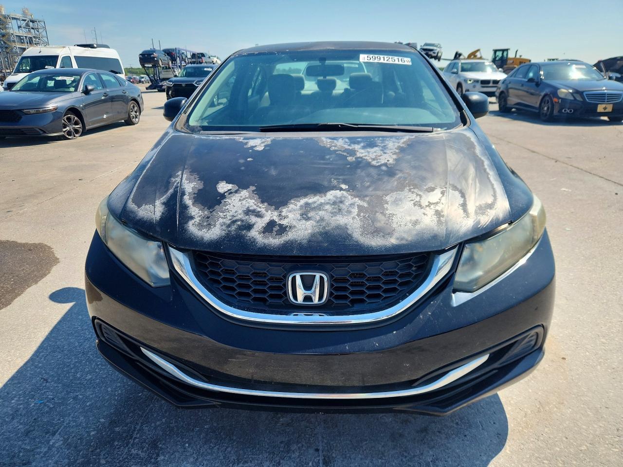 2013 Honda Civic Lx Black vin: 2HGFB2F57DH510576