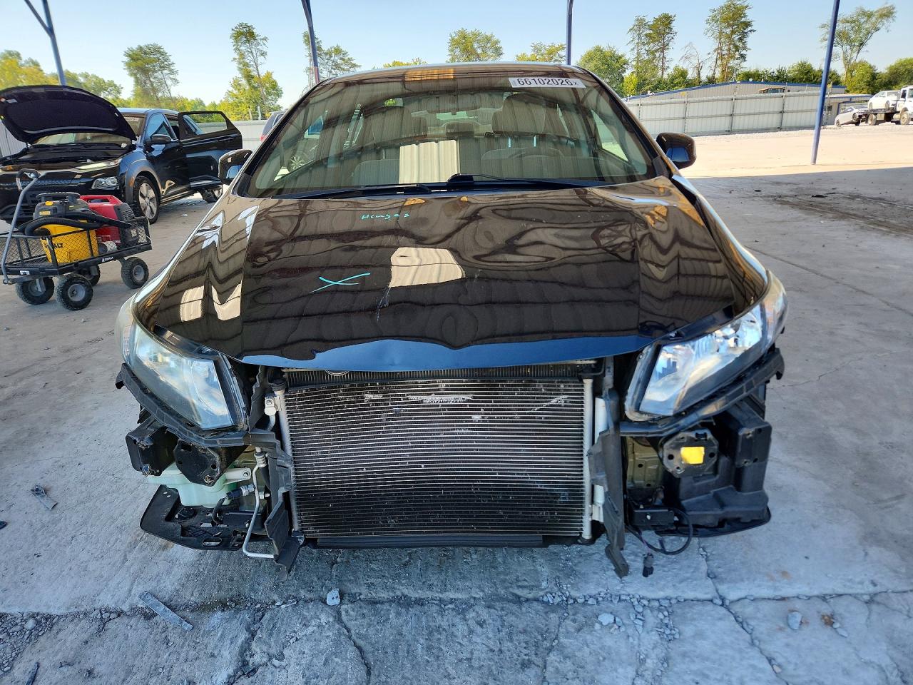 2013 Honda Civic Lx Black vin: 2HGFB2F57DH512165