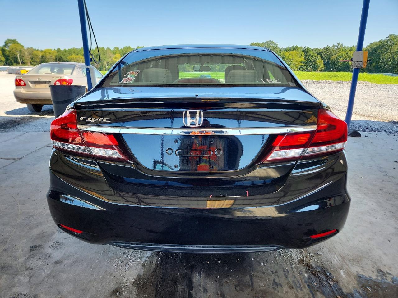 2013 Honda Civic Lx Black vin: 2HGFB2F57DH512165