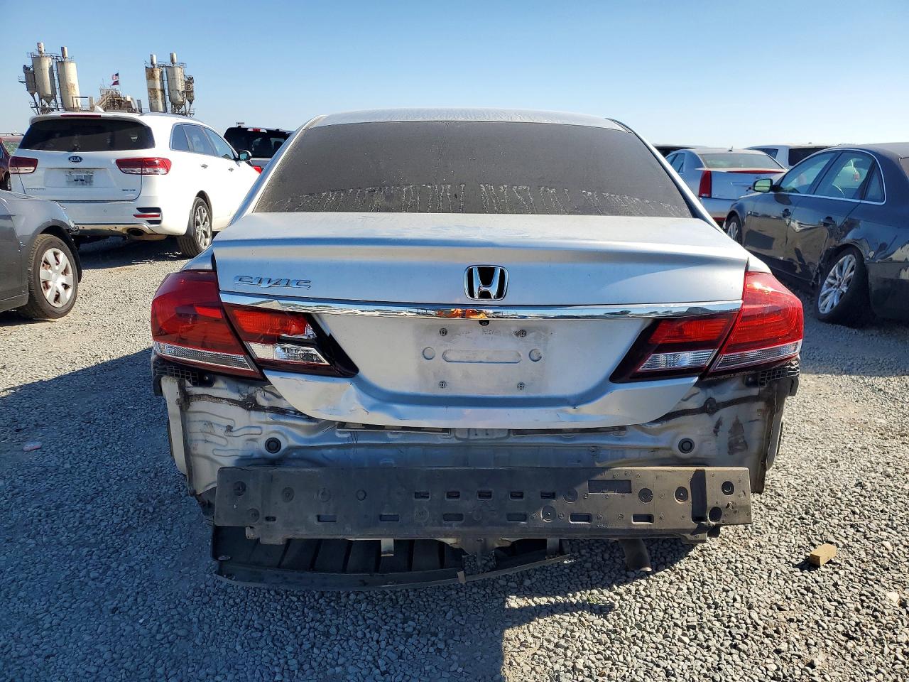 2013 Honda Civic Lx Silver vin: 2HGFB2F57DH513381