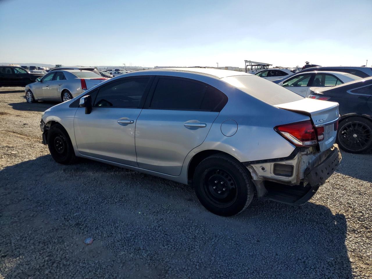 2013 Honda Civic Lx Silver vin: 2HGFB2F57DH513381