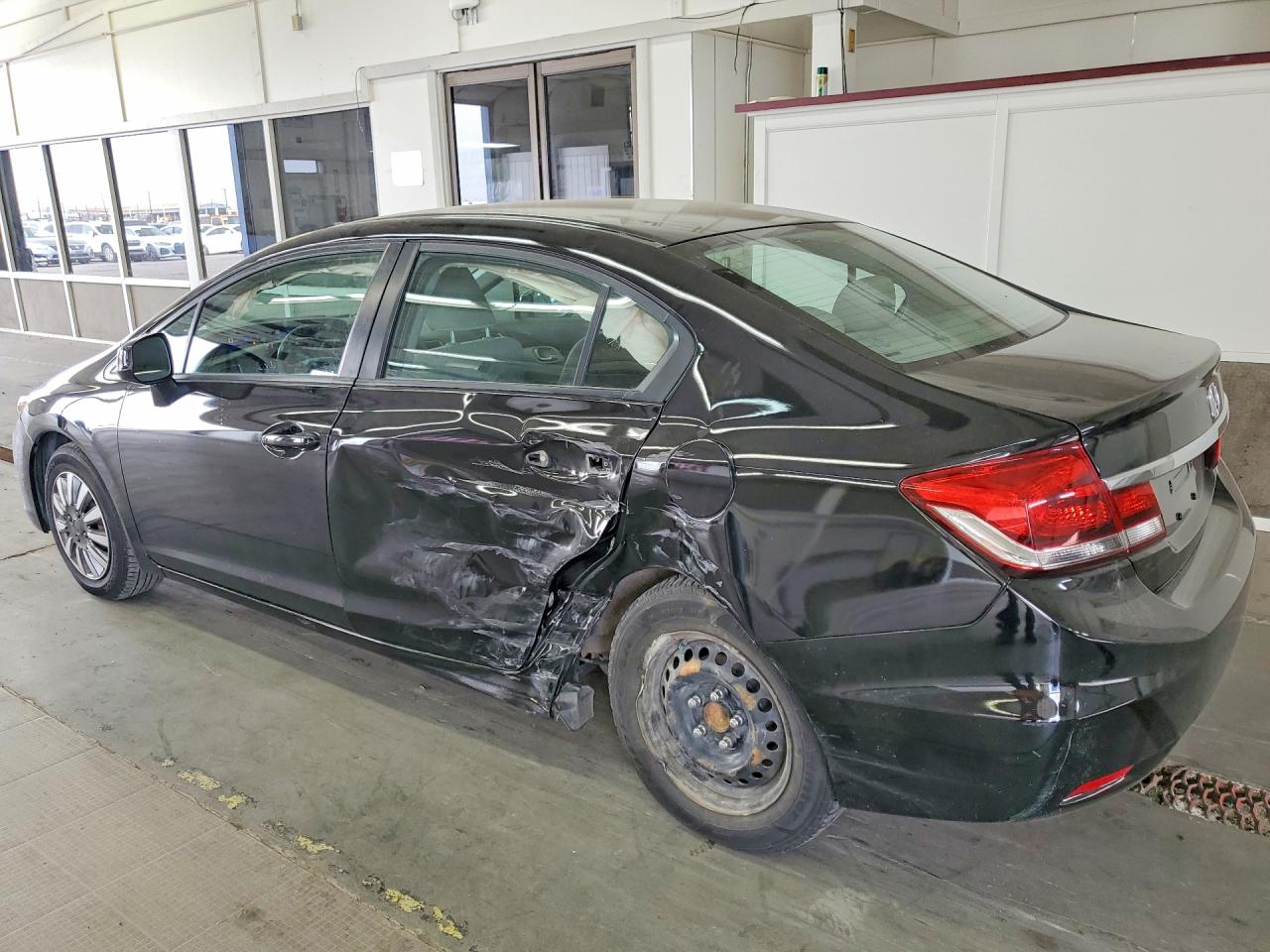 2013 Honda Civic Lx Black vin: 2HGFB2F57DH515941