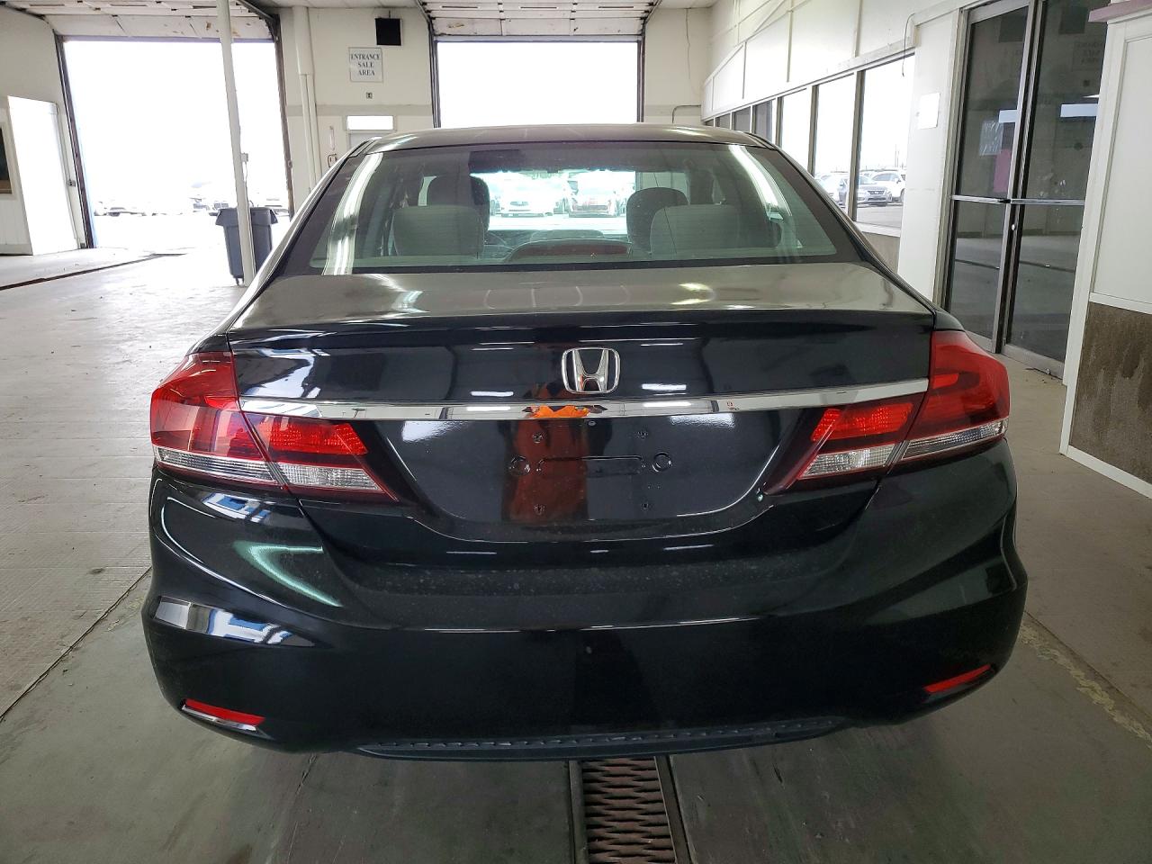 2013 Honda Civic Lx Black vin: 2HGFB2F57DH515941